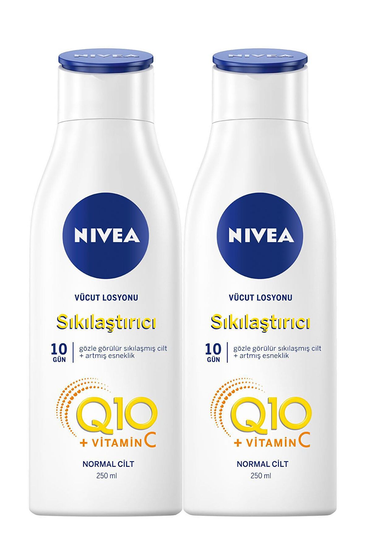 Nivea Sıkılaştırıcı-Nemlendirici C Vitaminli Normal Cilt için  Vücut Losyonu 2x250 ml 