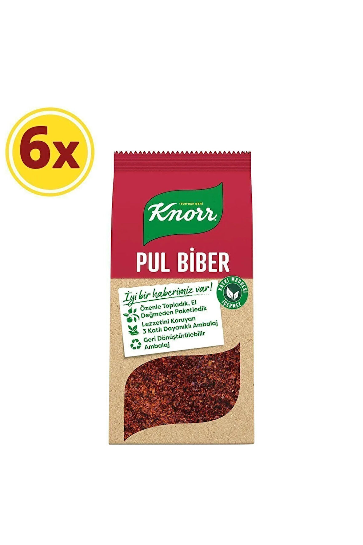 Baharat Serisi Pul Biber 65 Gr X 6 Adet