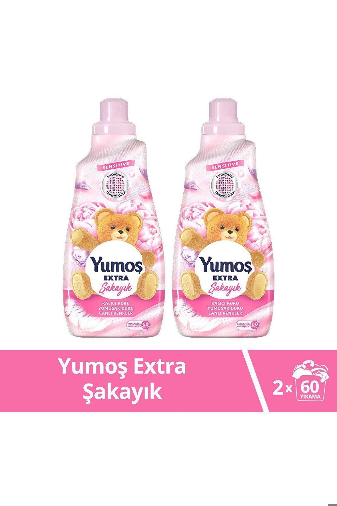 Extra Konsantre Çamaşır Yumuşatıcısı Şakayık 1440 X2