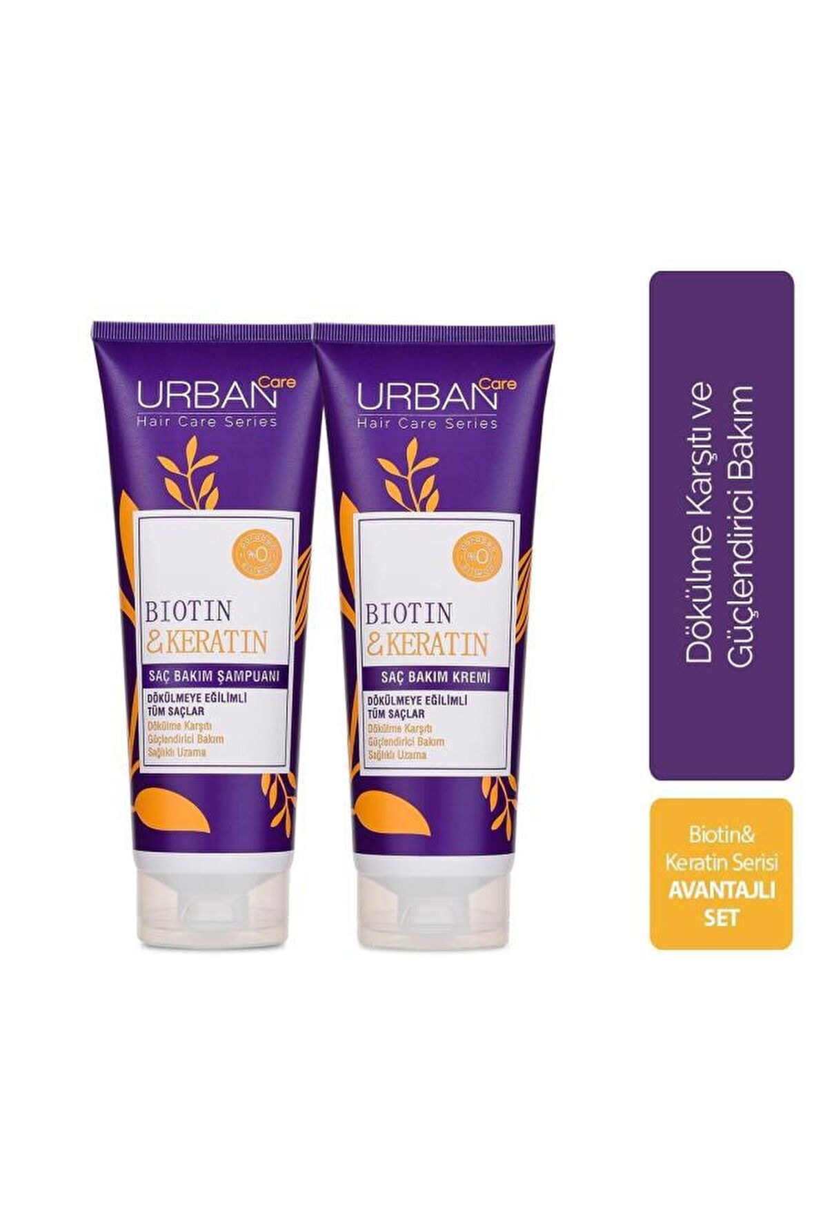 Urban Care Biotin & Keratin Şampuan 250 ml+Saç Kremi 250 ml Set