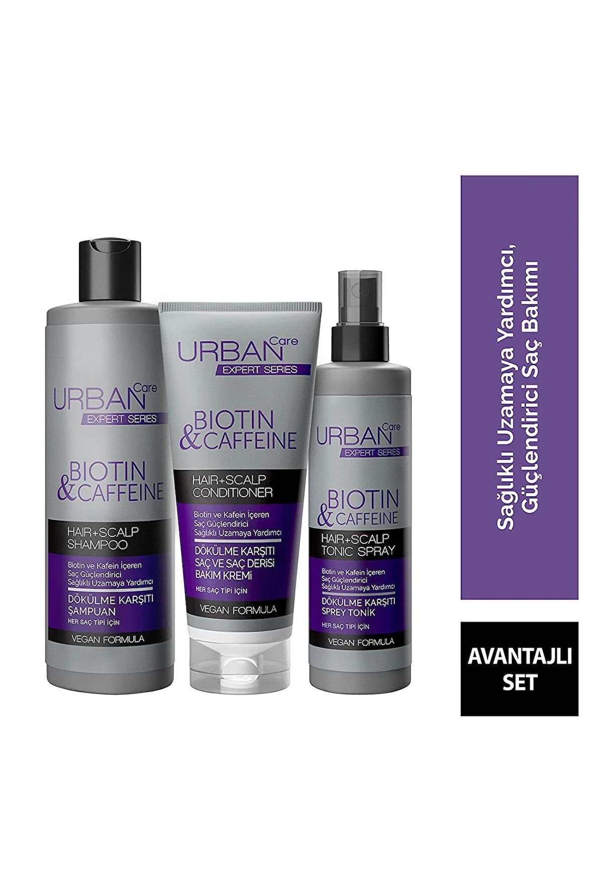 Urban Care Expert Biotin Ve Kafein Dök. Karşı.Set Şamp.Mask.Losyon
