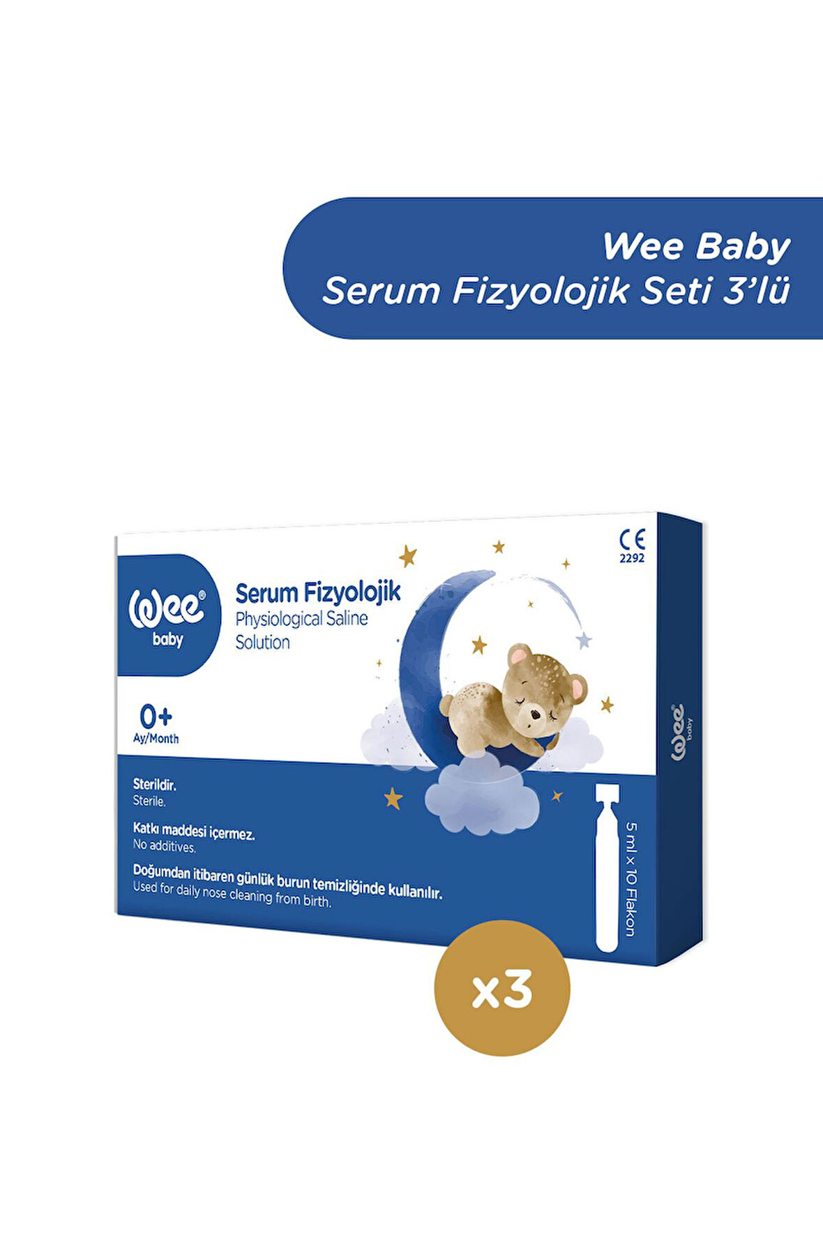 Wee Baby Serum Fizyolojik Seti (10x3 30 Adet)