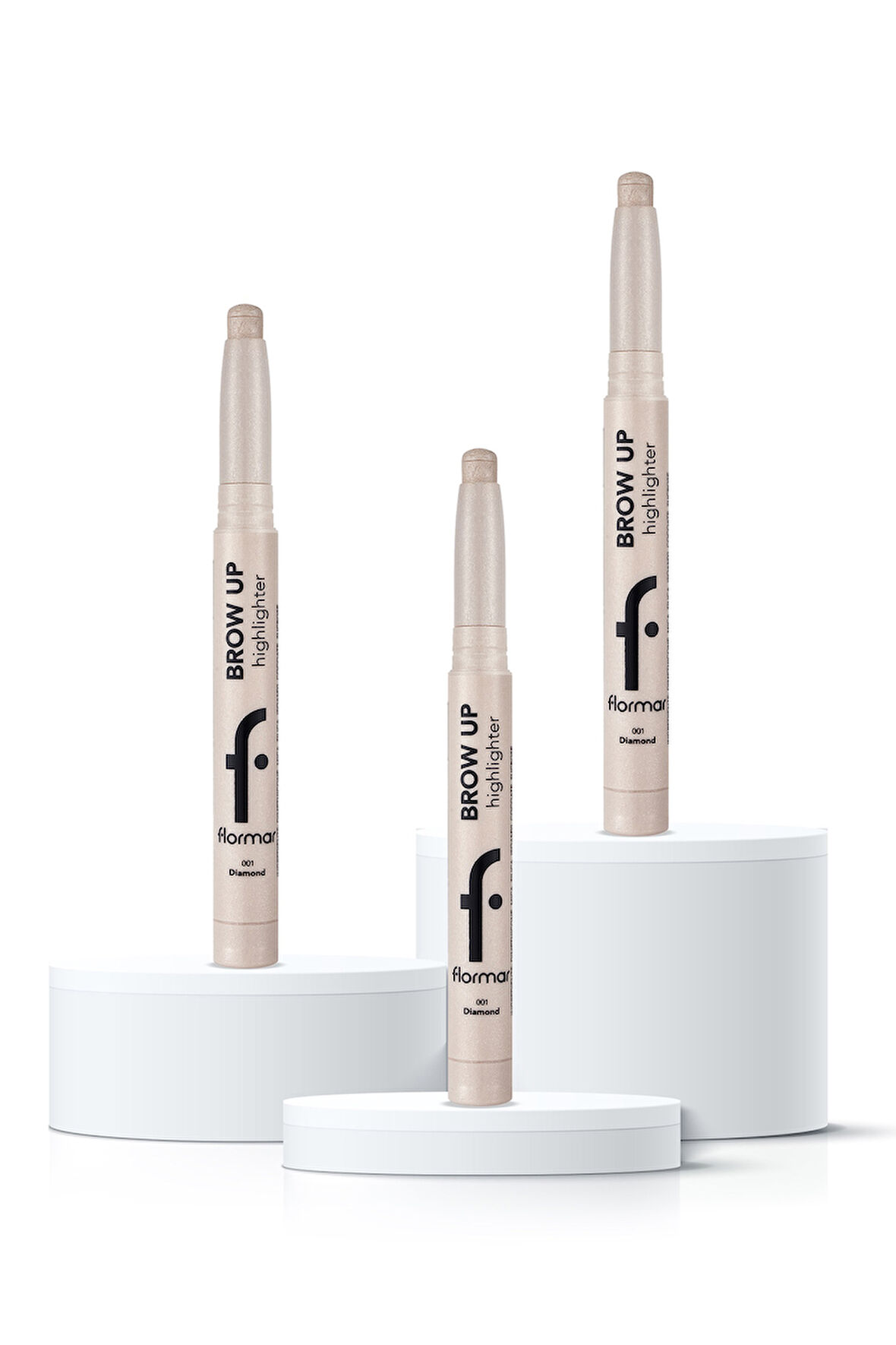 Flormar Aydınlatıcı Kaş Kalemi Brow Up 3'lü Set- Diamond
