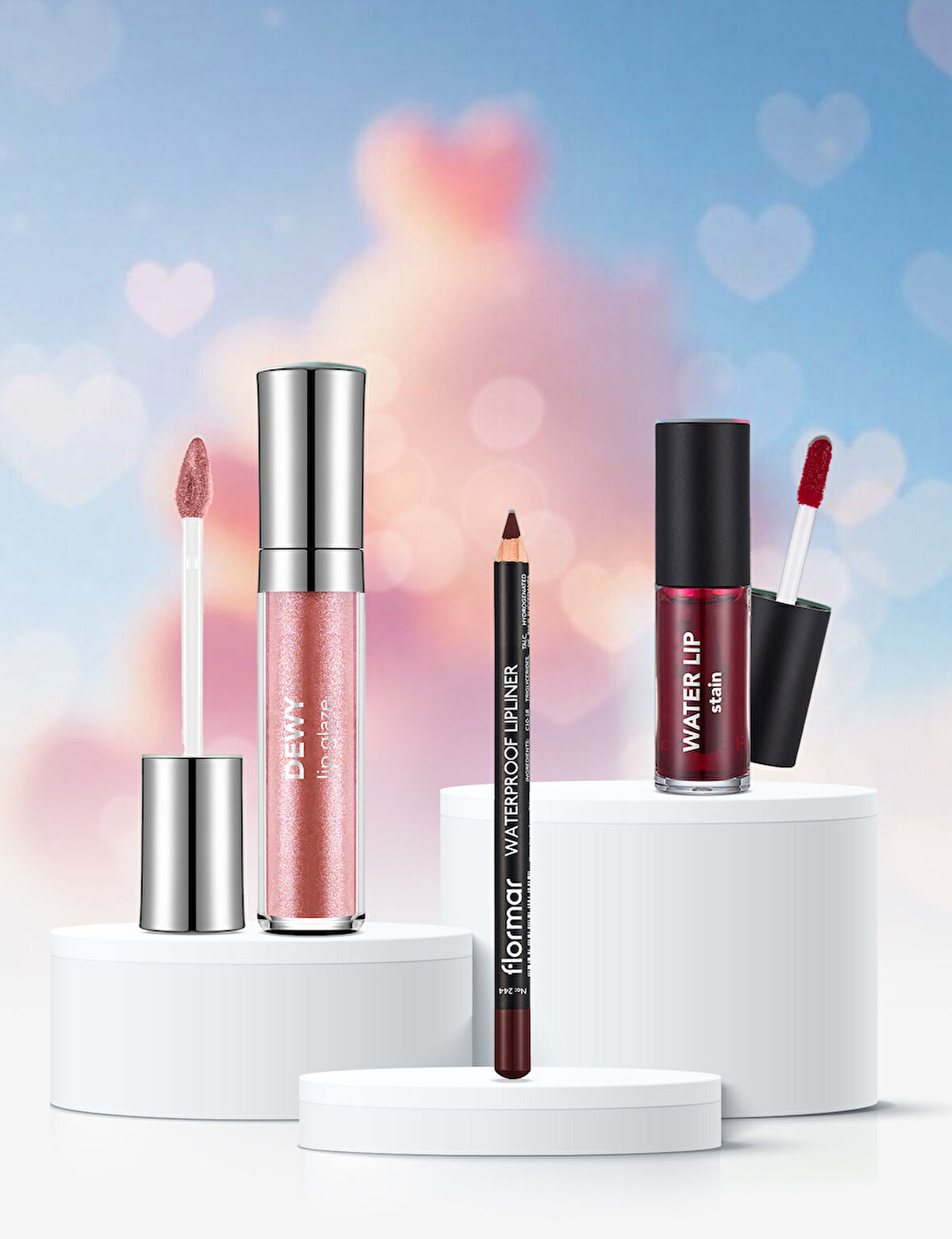 Flormar Cherry Cola Lips 3'lü Dudak Seti