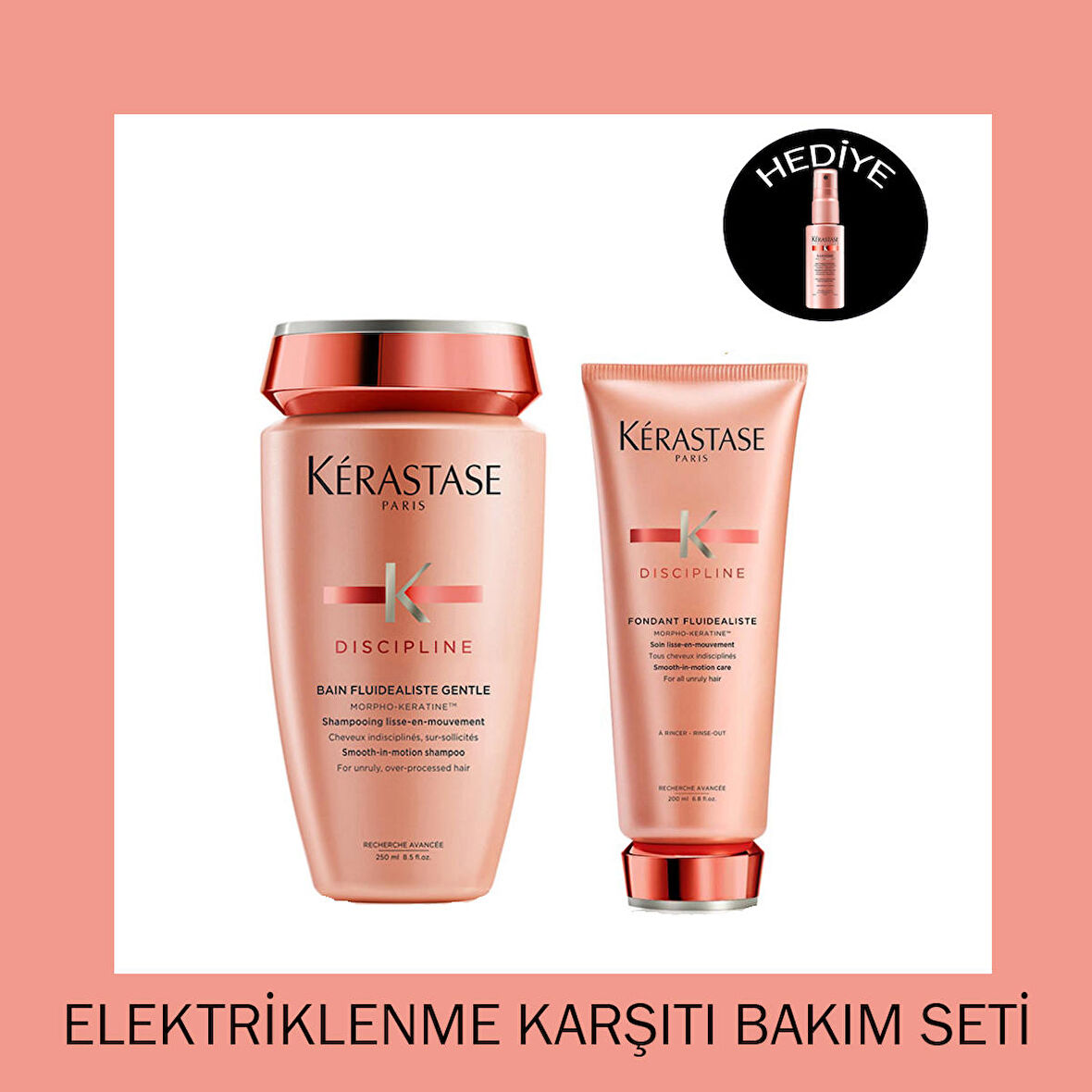 Kerastase Discipline Elektriklenme Karşıtı Bakım Seti