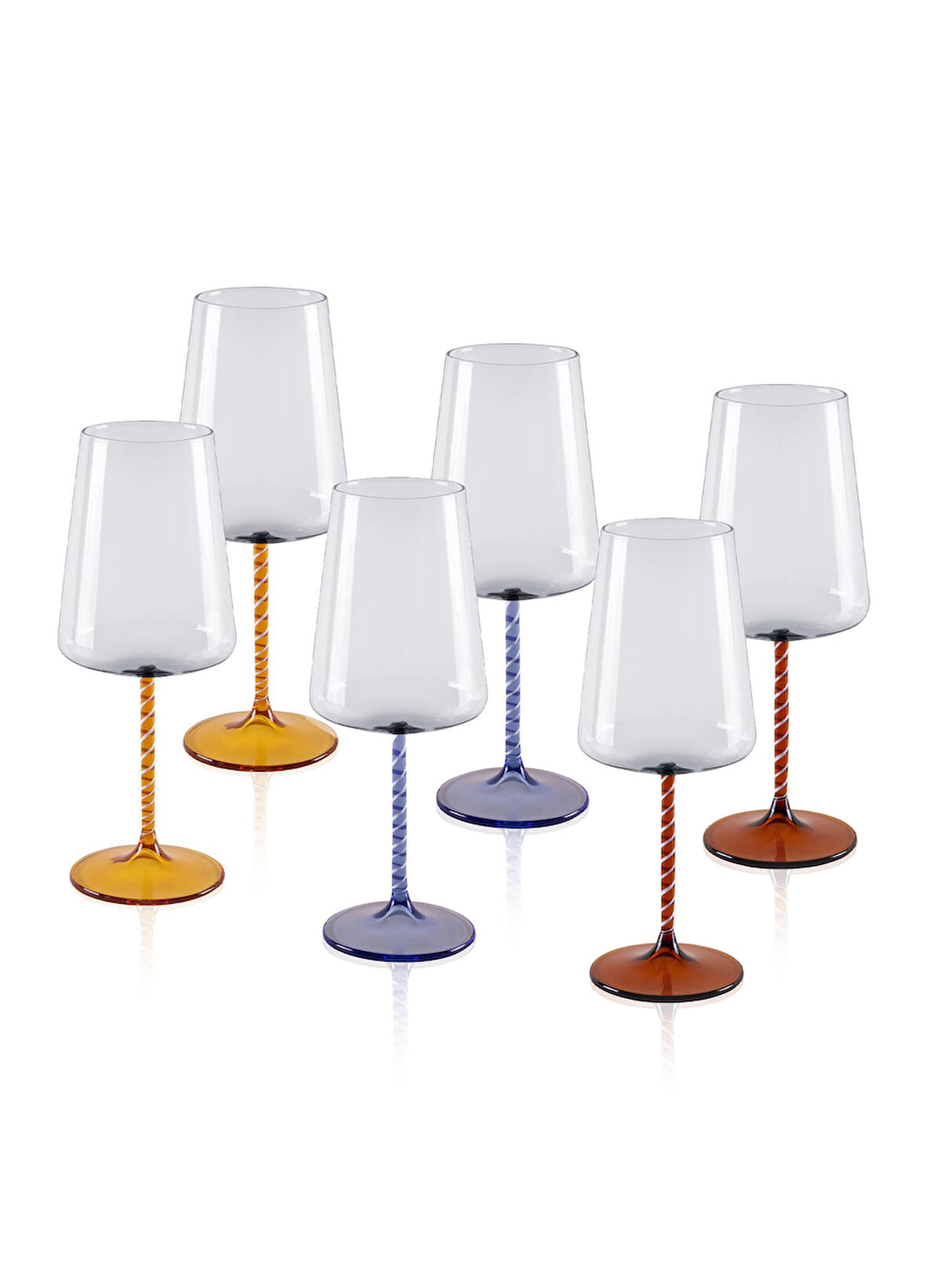 The Mia Edera Şarap Kadehi 6 Parça 500 ml 