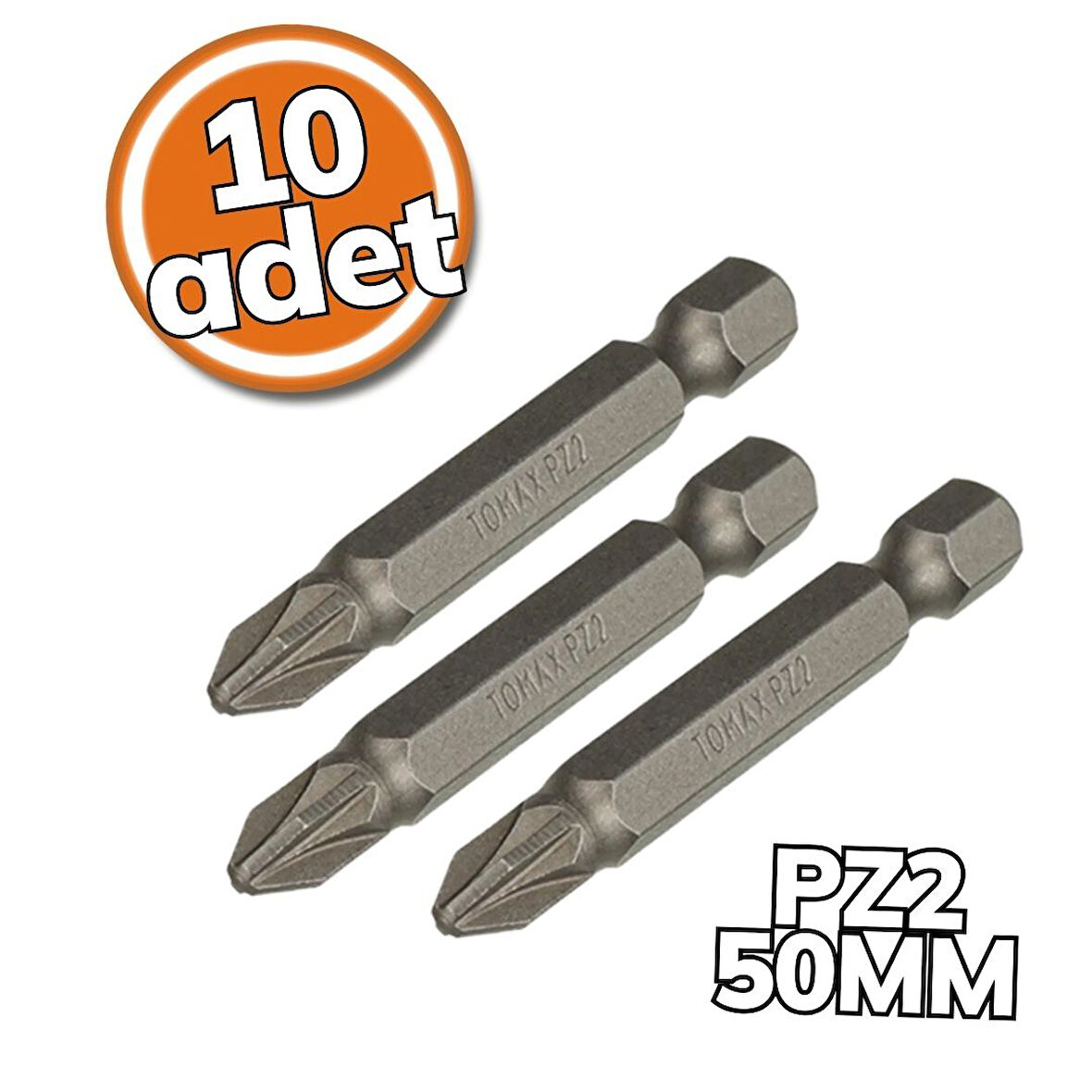 Tomax Yıldız Bits Uç PZ2 50MM 10'lu Set