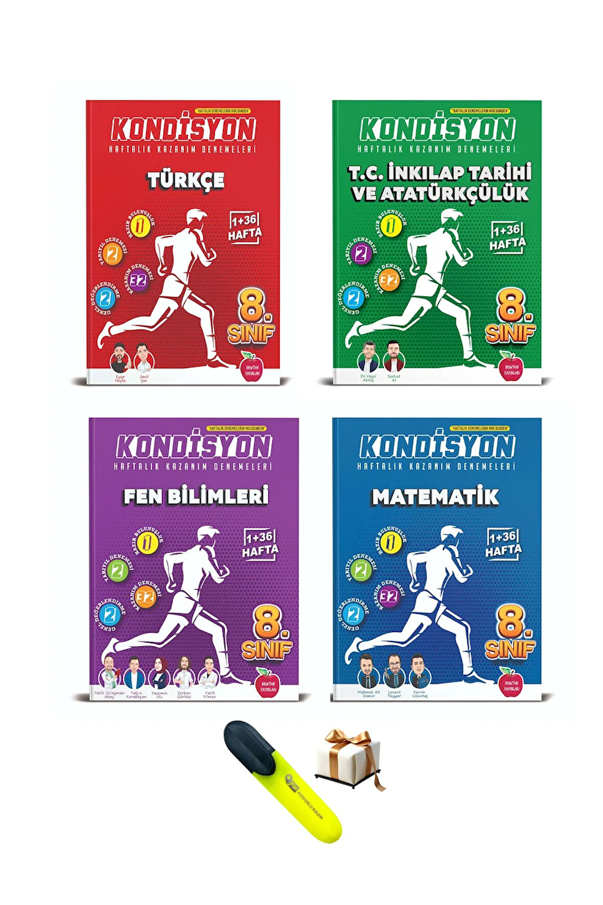 NEWTON 8. SINIF KONDİSYON DENEME SETİ + ( FOSFORLU KALEM )