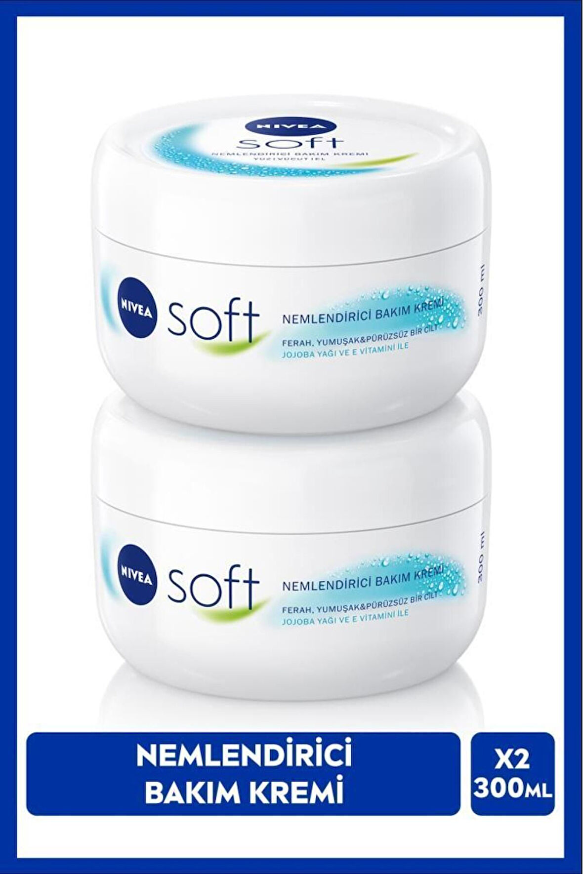 Nivea Nıvea Soft Nemlendirici Bakım Kremi 300 Ml-2adet