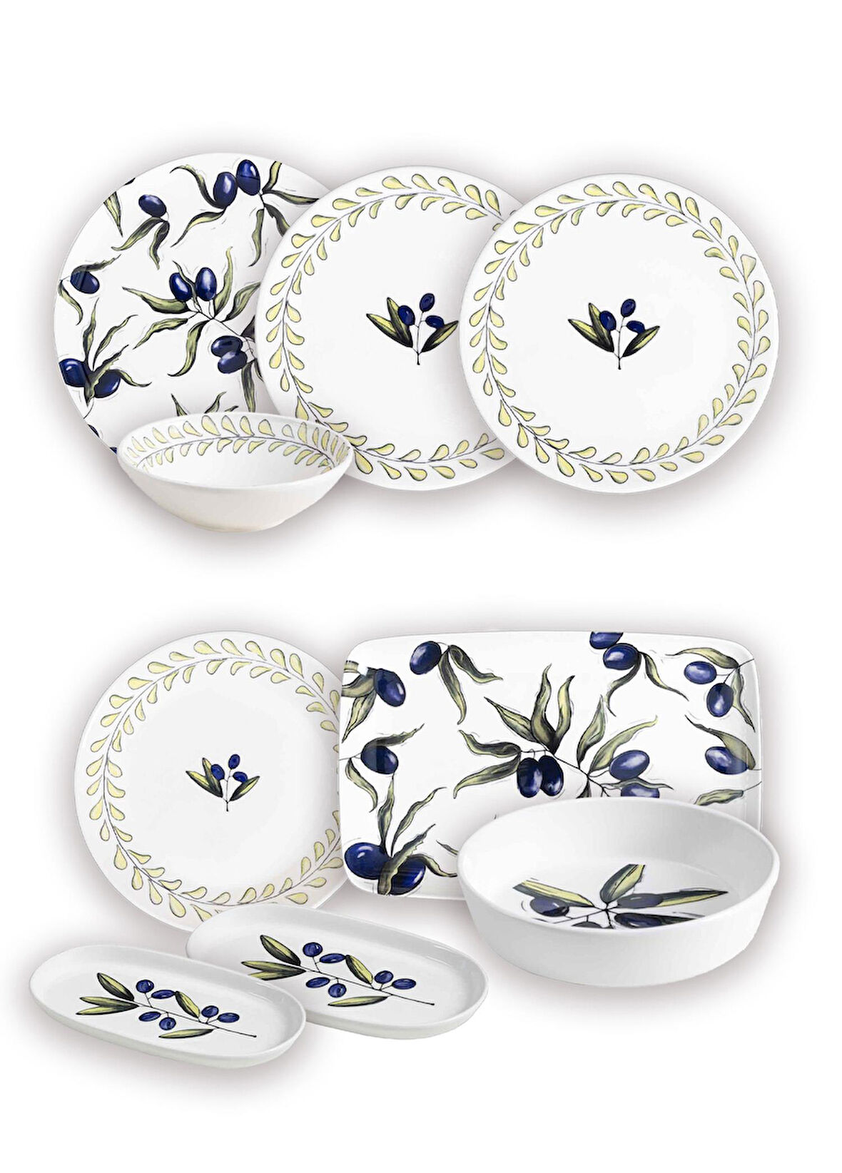 The Mia Olivos 6 Kişilik Yemek Takımı 31 Parça Set 2