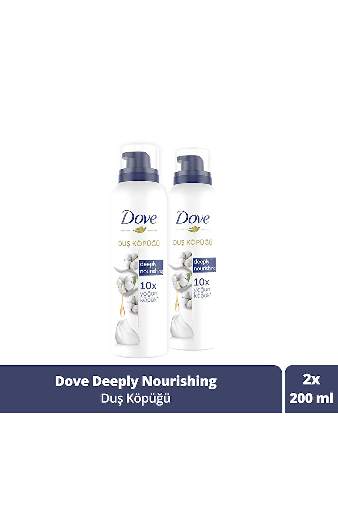 Dove Duş Köpüğü Deeply Nourishing 200 ml x2