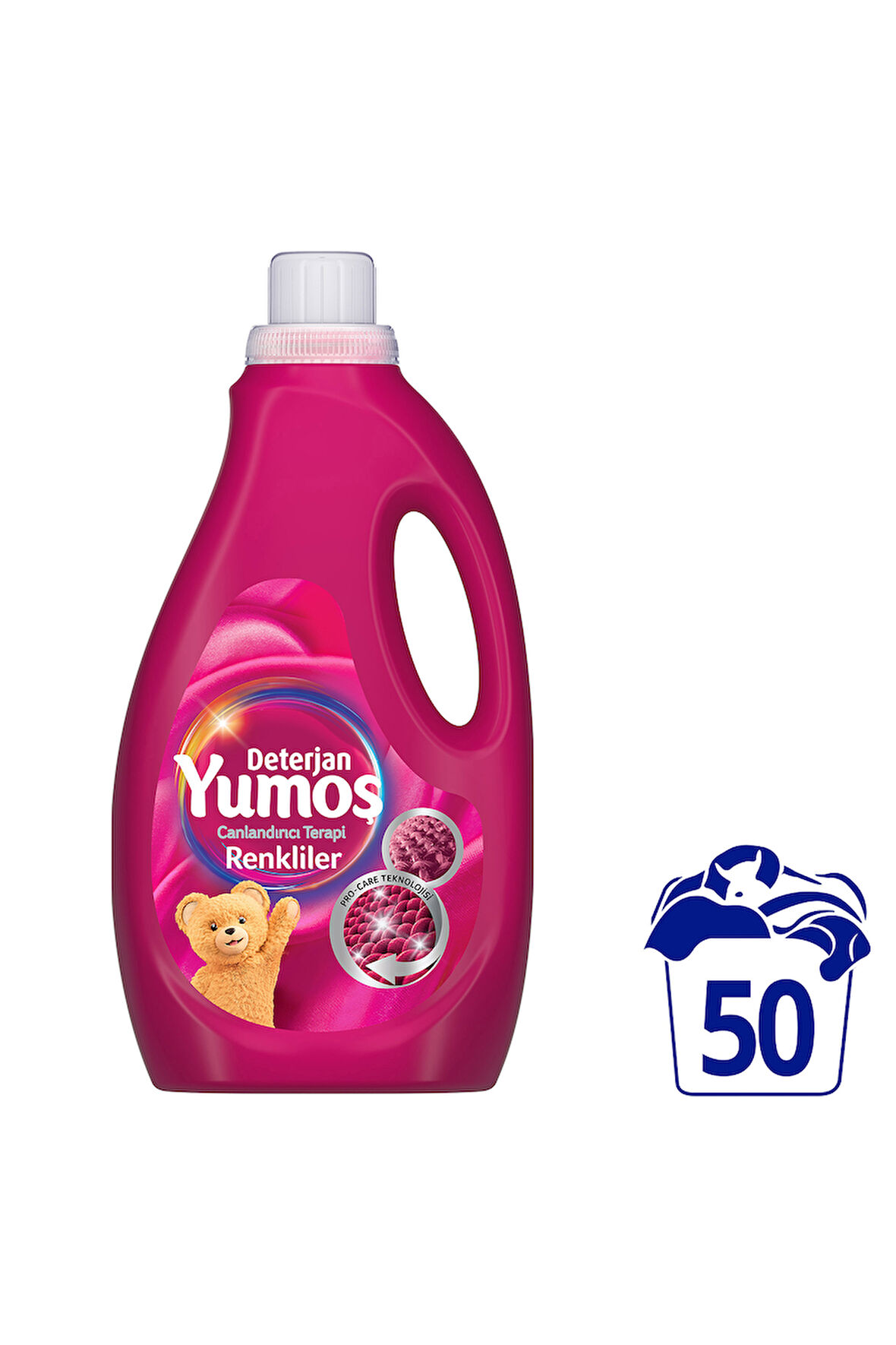Yumoş Sıvı Bakım Deterjanı Canlandırıcı Terapi Renkliler 50 Yıkama 2500 ml