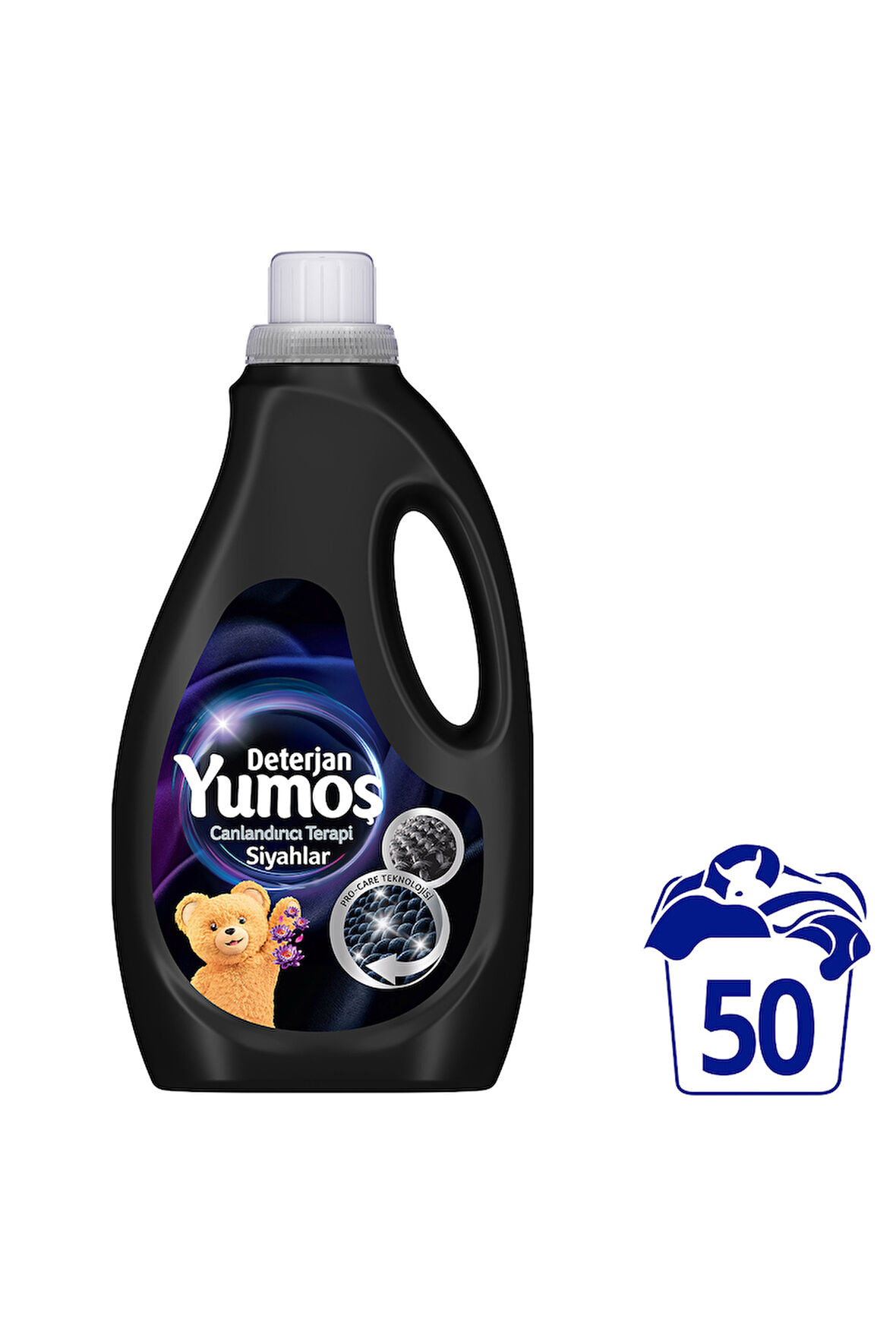 Yumoş Sıvı Bakım Deterjanı Canlandırıcı Terapi Siyahlar 50 Yıkama 2500 ml