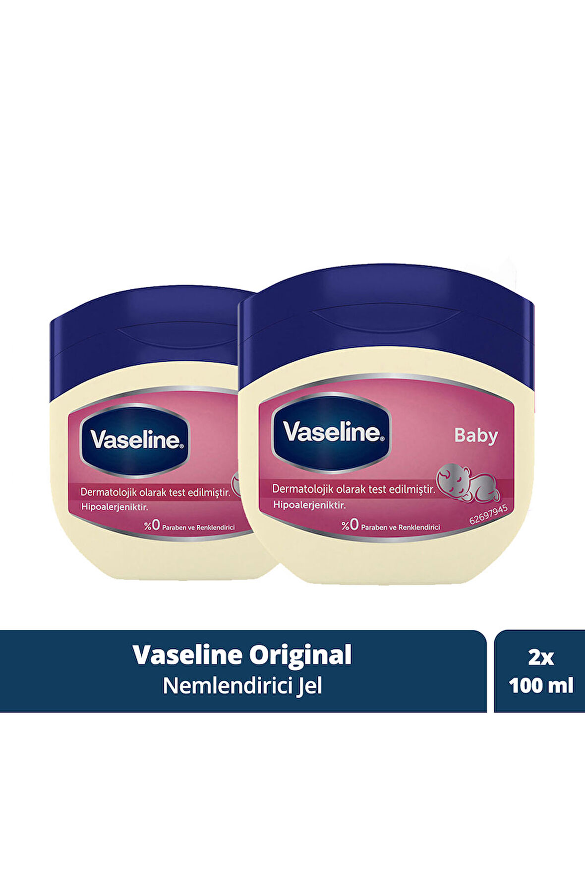 Vaseline Nemlendirici Jel Baby 100 ml x2
