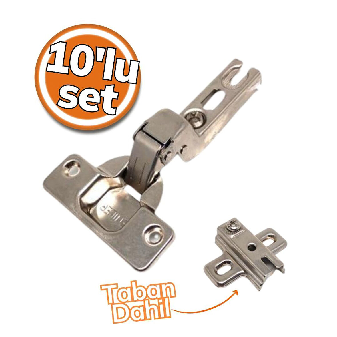 Yeniler Menteşe SDB 10'lu Set (Taban Dahil)