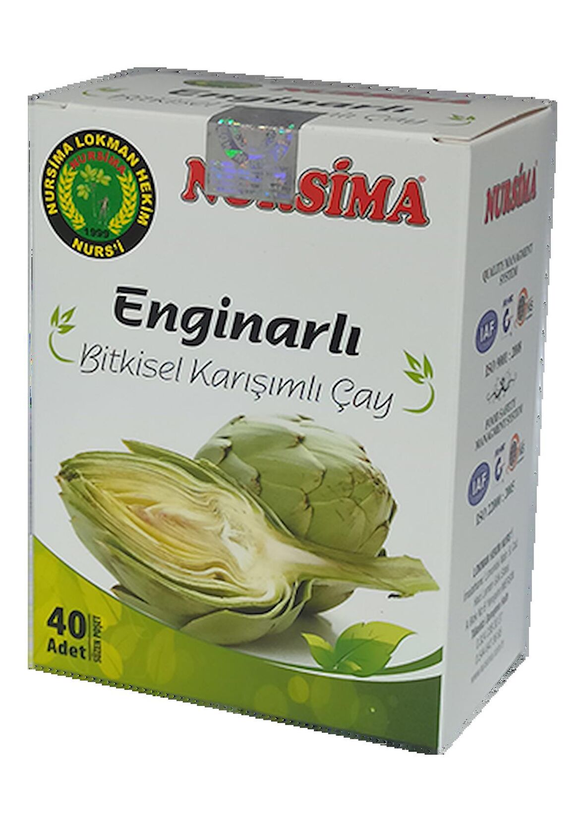 Enginarlı Bitkisel Karışımlı Çay 40 'lı Süzen Poşet