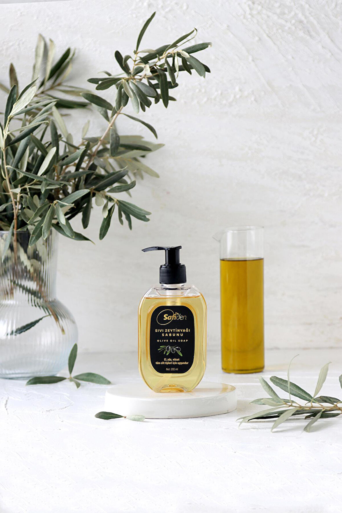 Doğal Sıvı Zeytinyağı Sabunu 200 ml