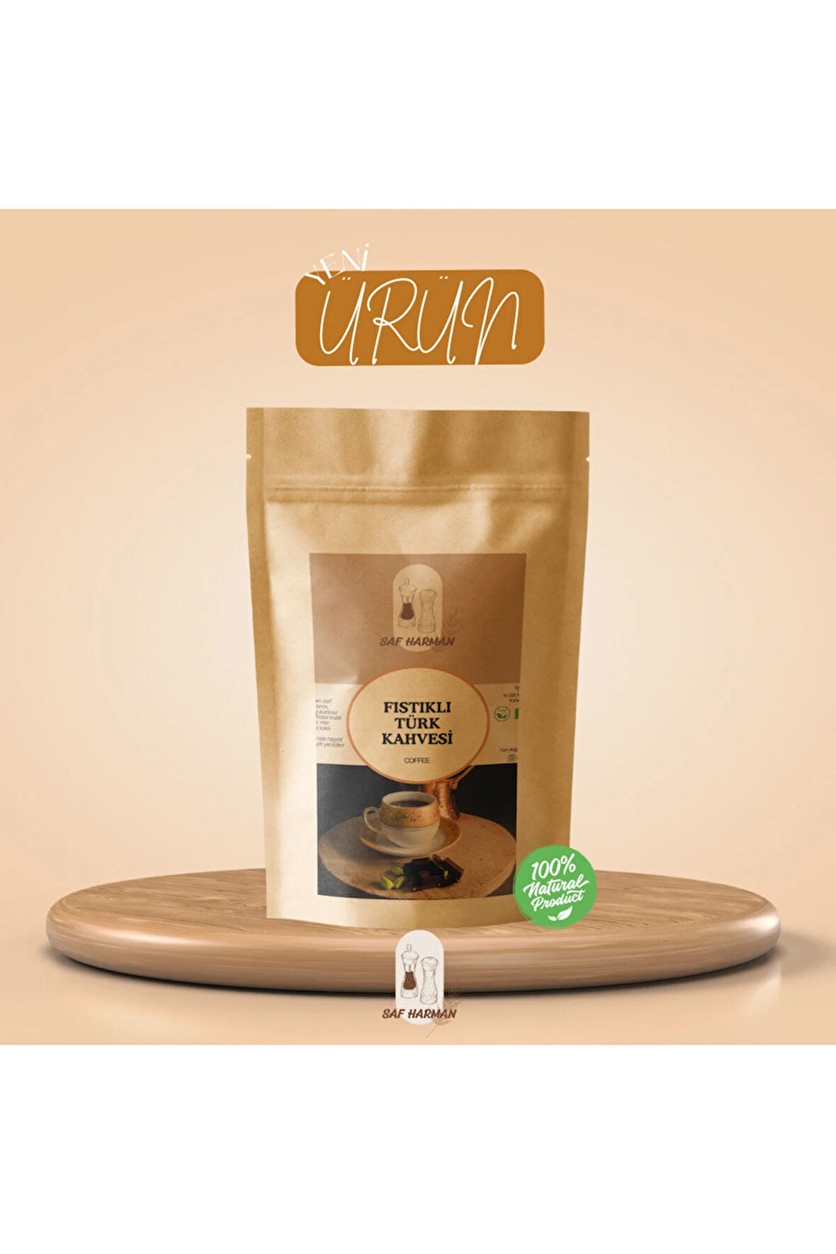 Fıstıklı Türk Kahvesi 250 GR