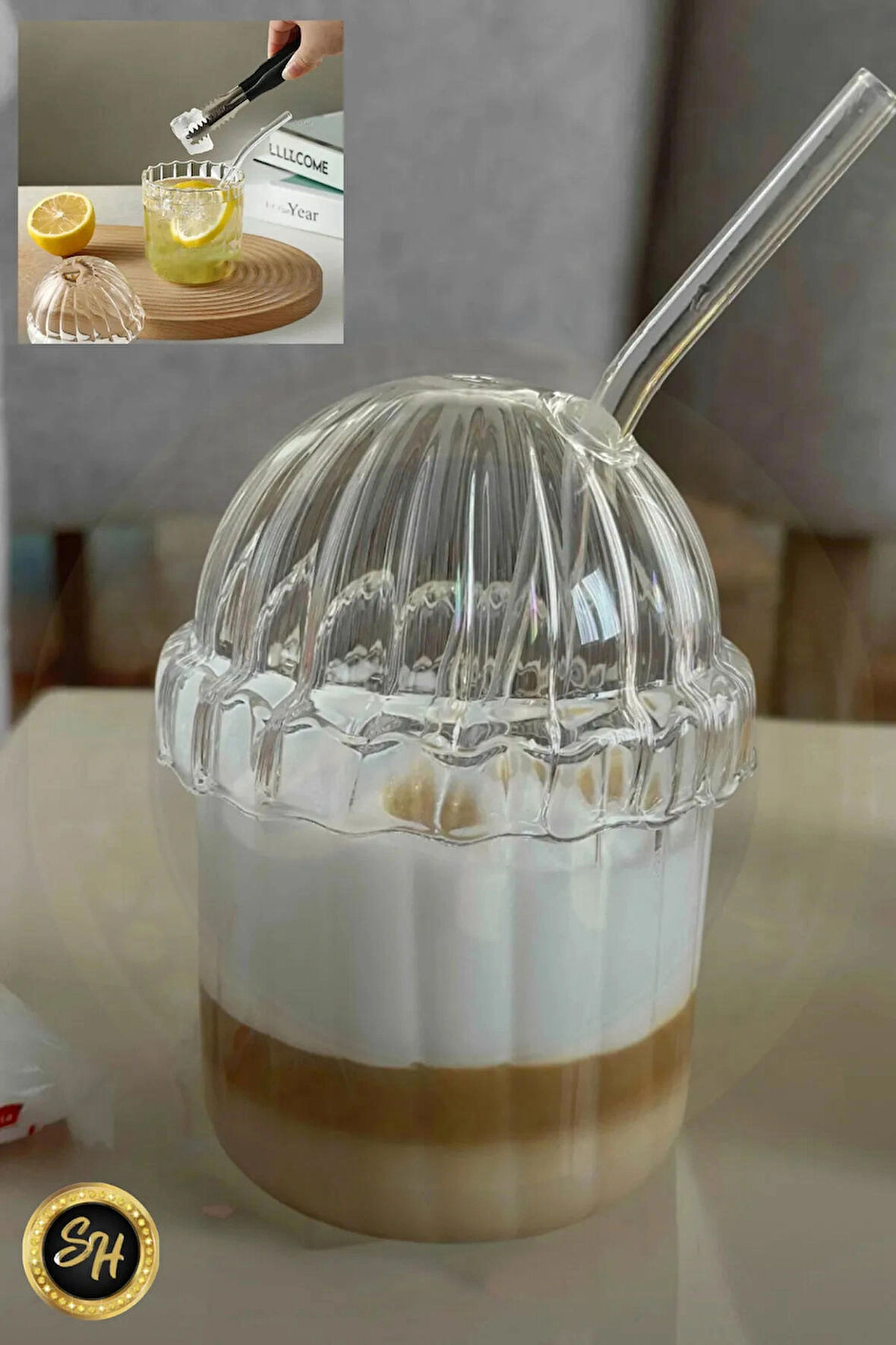 2 Adet MİKA PLASTİK  Oval Kapaklı Isıya Dayanıklı Pinterest Bardak | Kahve Ve Sunum Bardağı| 430 ml