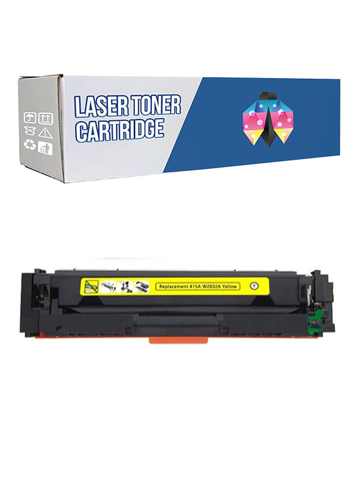 Safir Toner Canon CRG-055 i-Sensys MF-744Cdw 2.400 Syf  Sarı Çipsiz Muadil Toner