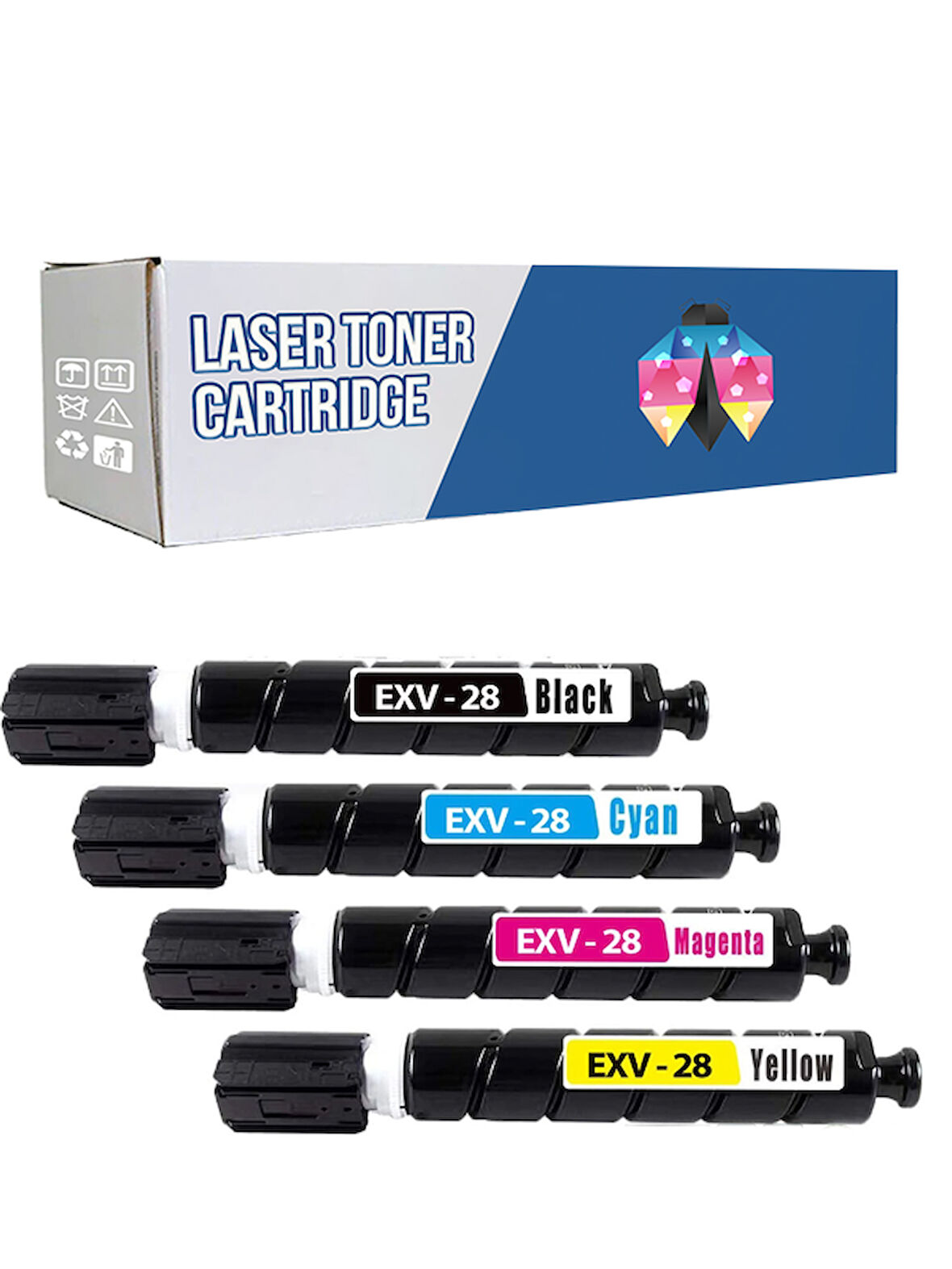 Safir Toner Canon imageRUNNER Advance C5250 C-EXV-28  CMYK 1 Set  Muadil Toner