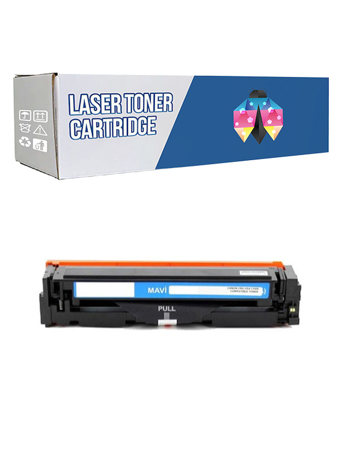 Safir Toner Canon CRG-067  / Canon i-Sensys LBP-633Cdw   Mavi 1.250 Syf  Çipli Muadil Toner