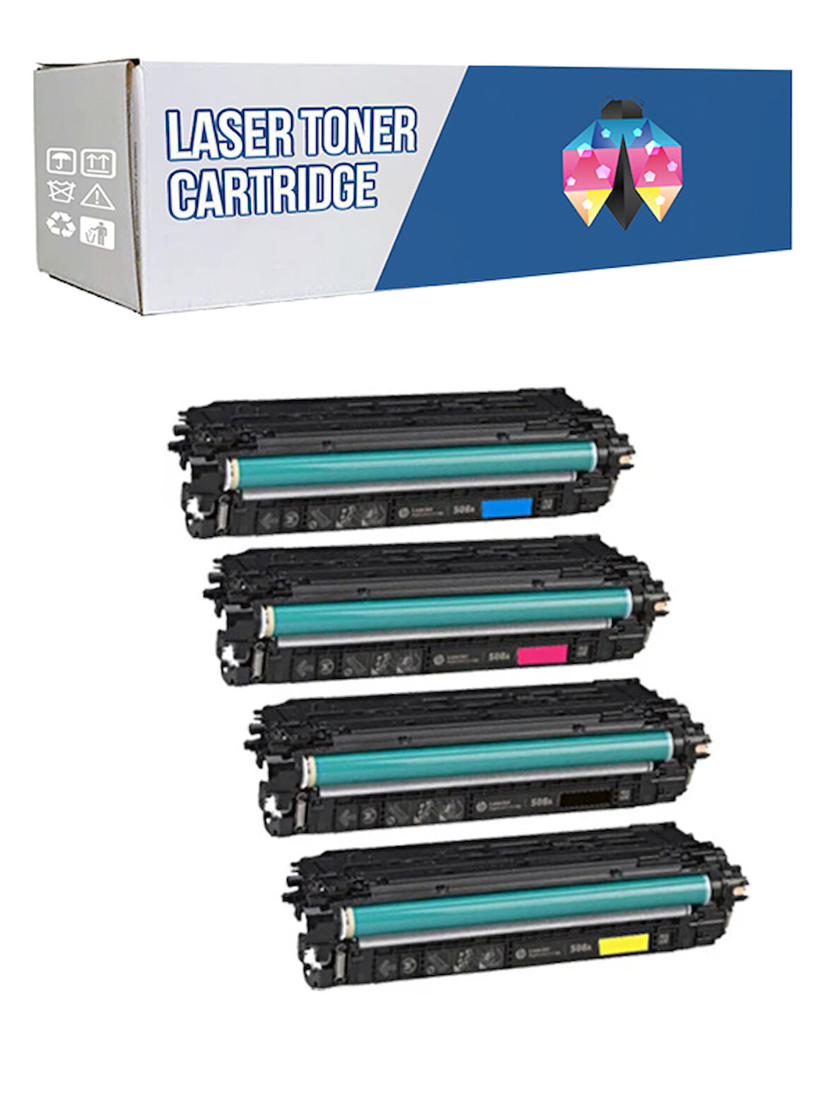 Safir Toner Canon CRG-040H   Canon İ-Sensys LBP-710Cx CMYK 1 Set  Muadil Toner