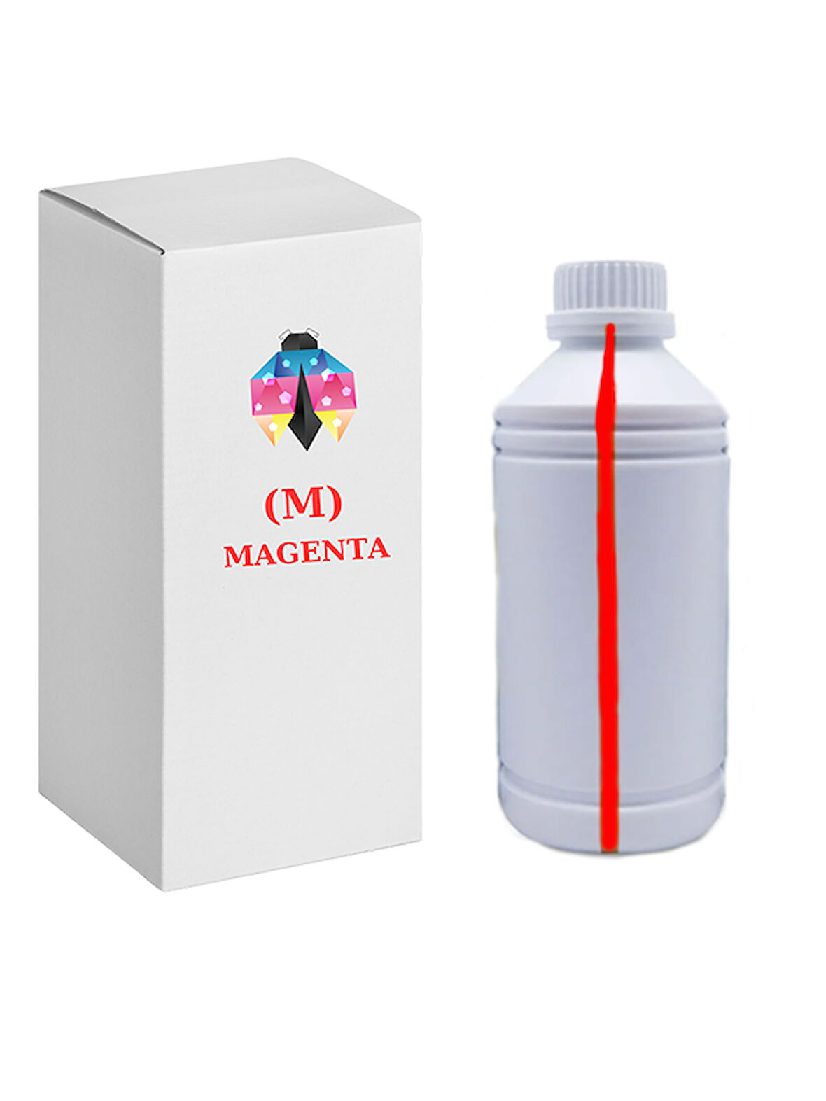 Safir Toner Canon E474 1 Litre Kırmızı Muadil Mürekkep 