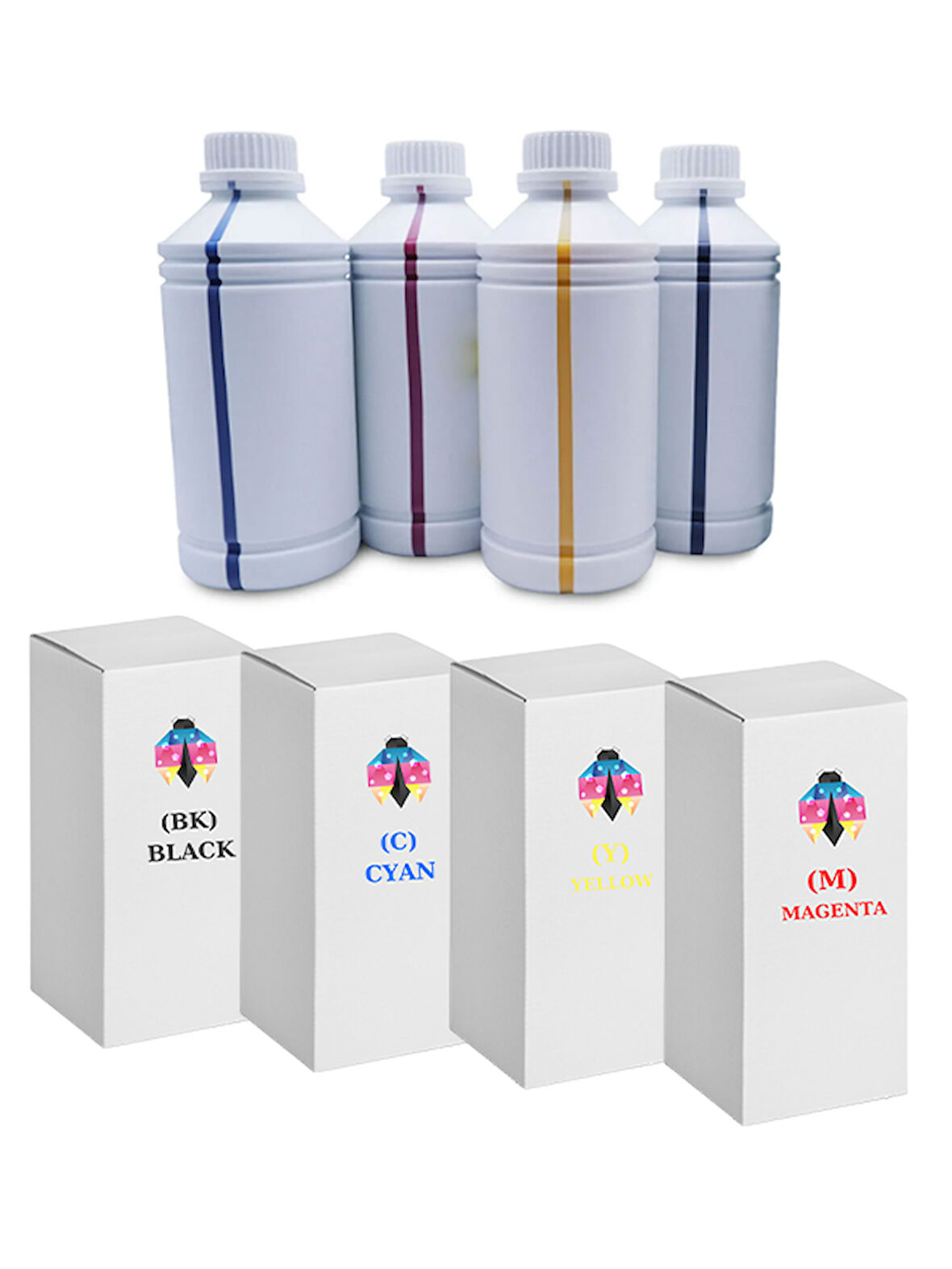 Safir Toner Epson  L1300  1 Litre Cmyk Muadil Mürekkep Seti