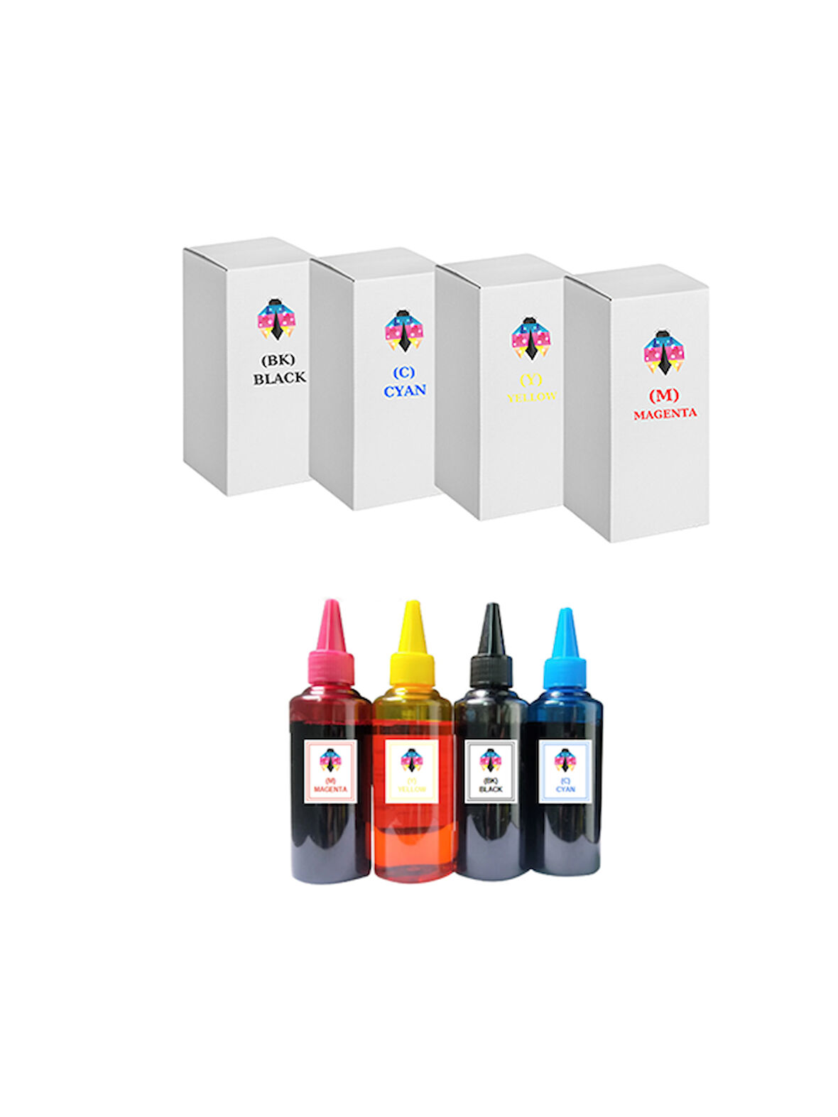 Safir Toner Epson Muadil Stylus Sx115  100 ML Mürekkep Seti