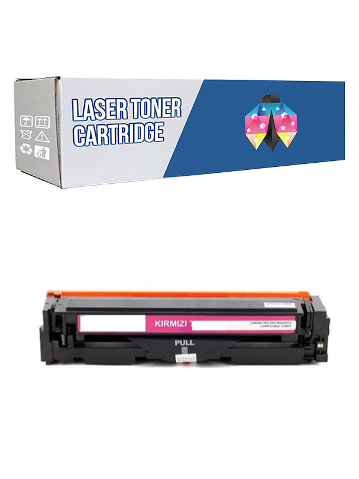 Safir Toner Canon CRG-067H Canon- LBP-631Cw - MF-651Cw - MF-655Cdw   Kırmızı  Çipli Muadil Toner