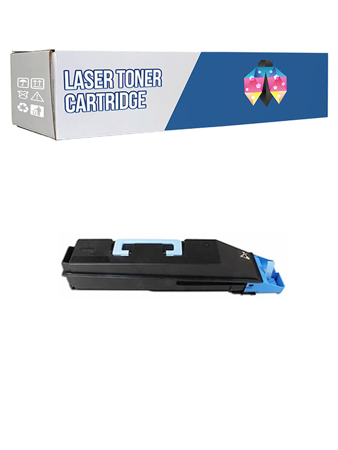 Safir Toner  Kyocera TK-865 250ci 12.000 Syf Mavi Muadil Toner