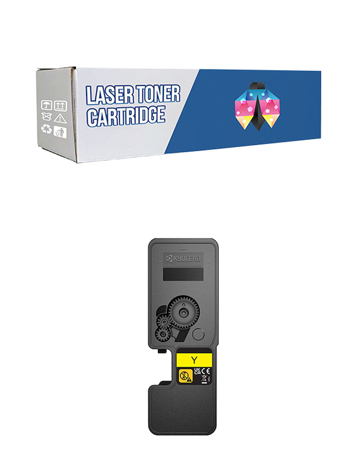 Safir Toner Kyocera ECOSYS M5521cdn TK-5230 Sarı 2.600 Syf Muadil Toner