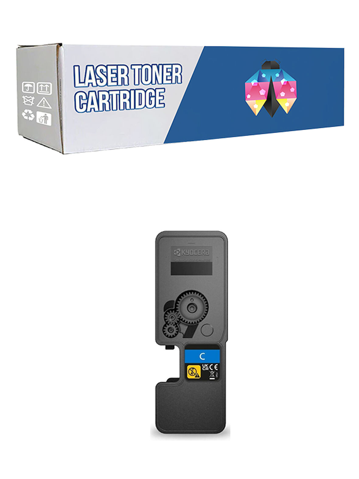 Safir Toner Kyocera ECOSYS P5026cdw TK-5240 3.000 Syf Mavi Muadil Toner