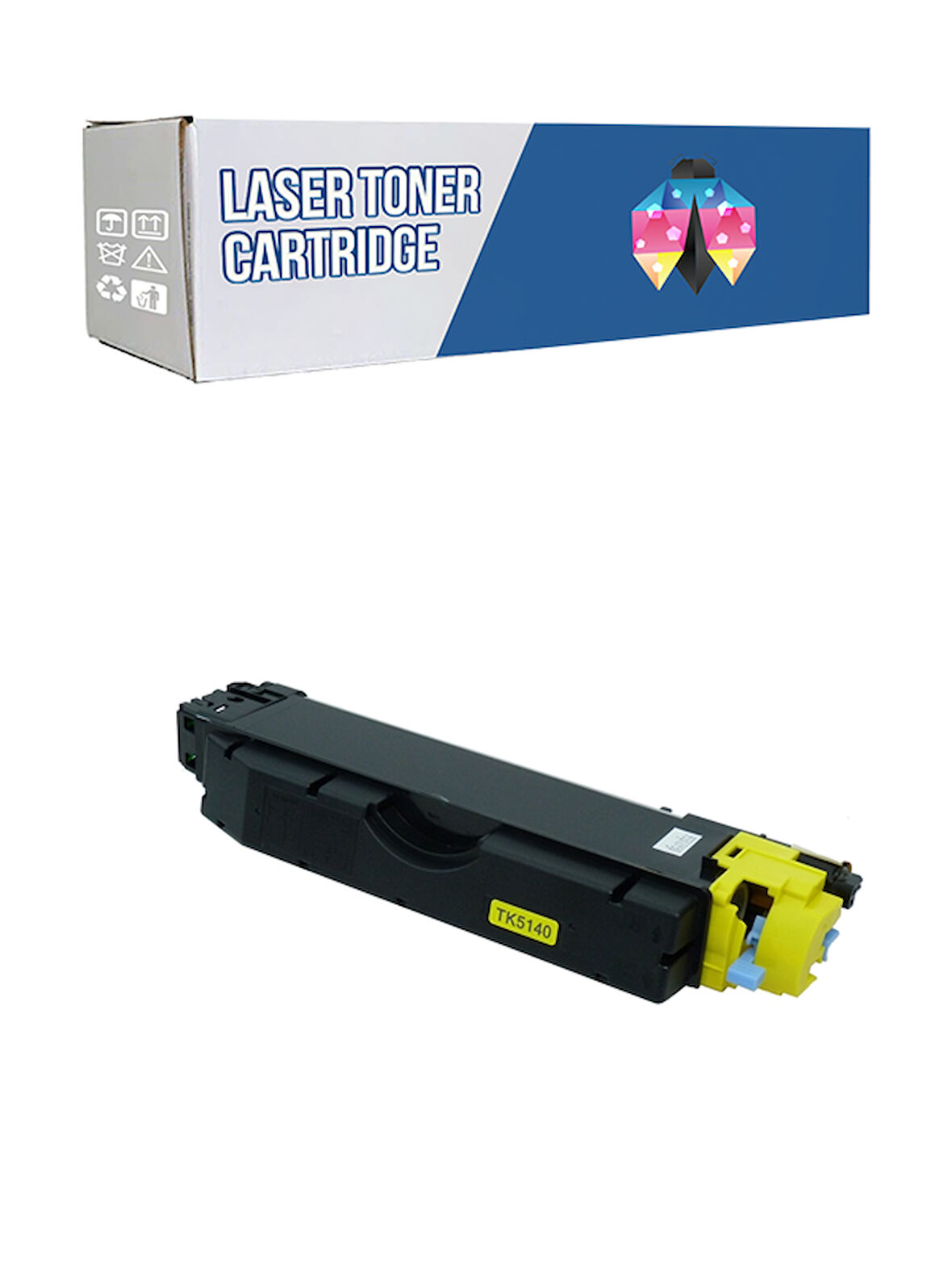 Safir Toner Kyocera ECOSYS M6530cdn TK-5140 5.000 Syf  Sarı Muadil Toner