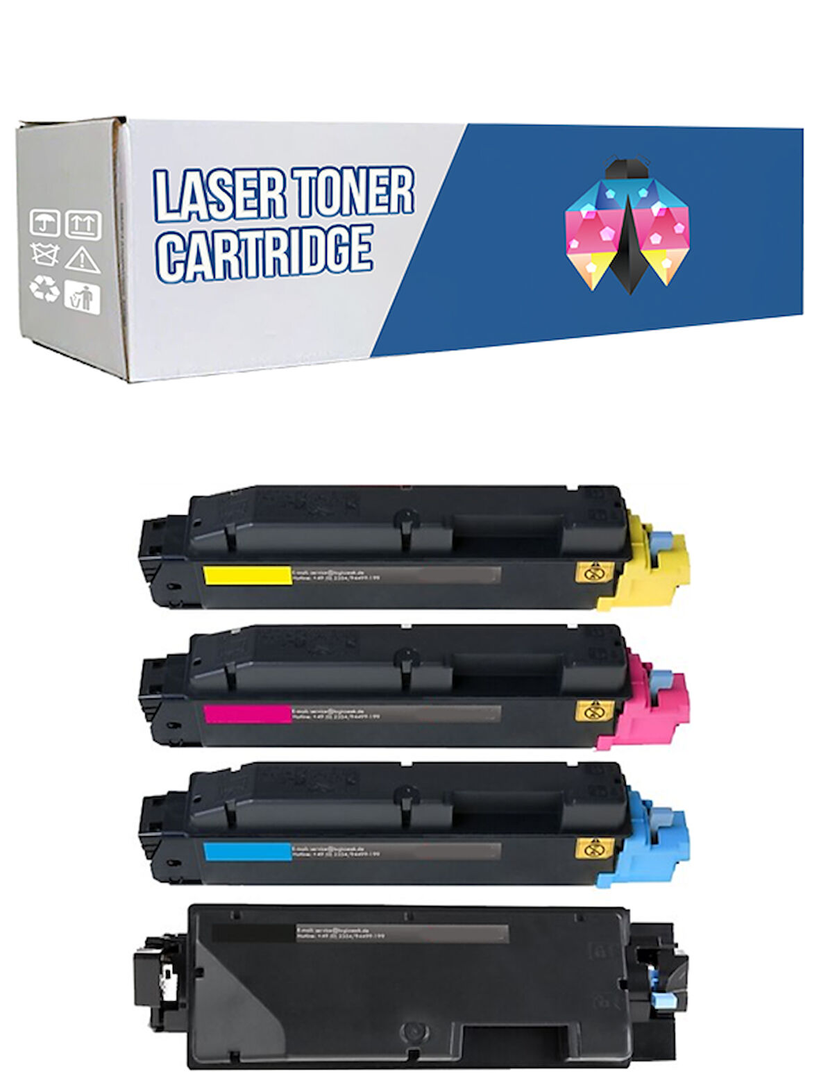 Safir Toner Kyocera Taskalfa  352ci TK-5345  Cmyk 1 Set  Muadil Toner