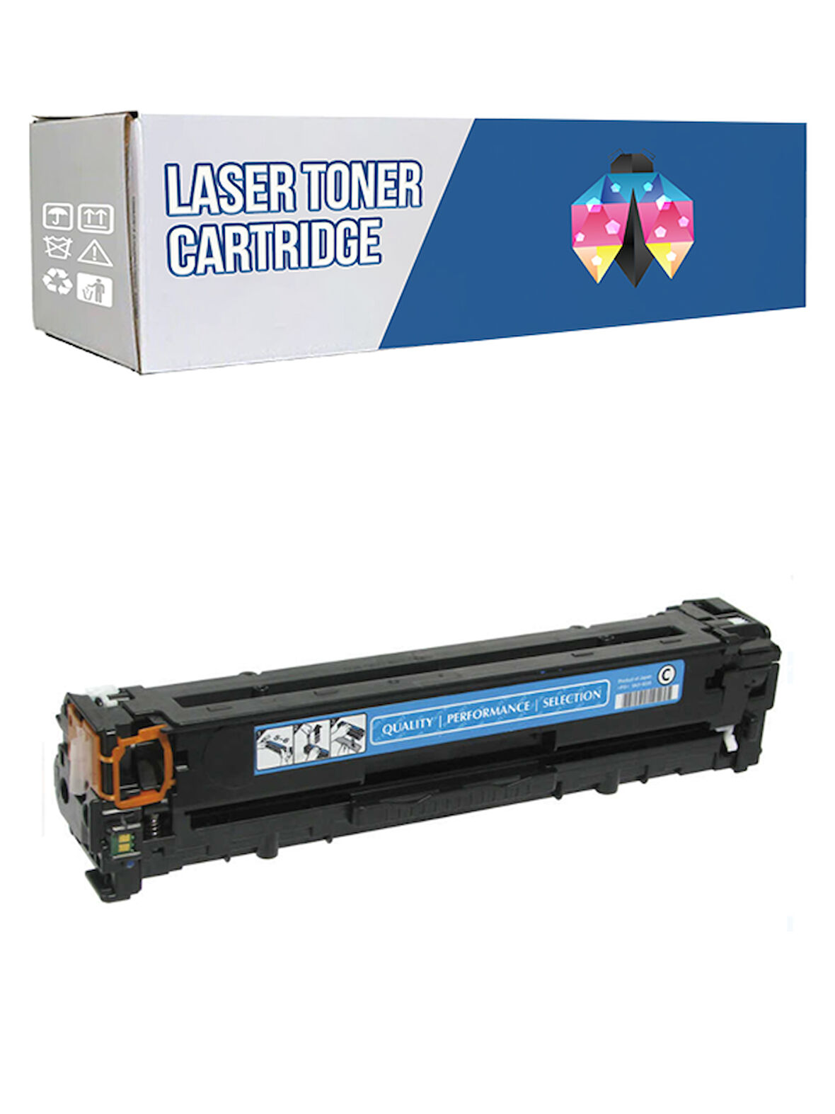 Safir Toner Hp 128A-CE321A  LaserJet CP1525nw 1.300 Syf Mavi Muadil Toner