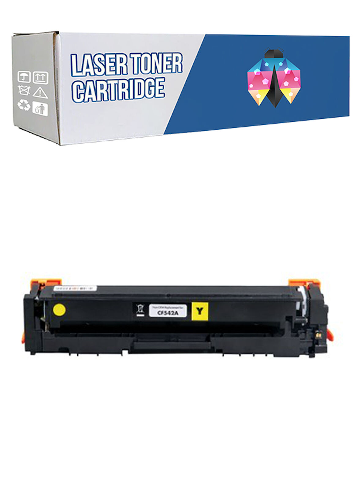 Safir Toner Hp LaserJet Pro MFP M477fdw 204A-CF512A Sarı Muadil Toner