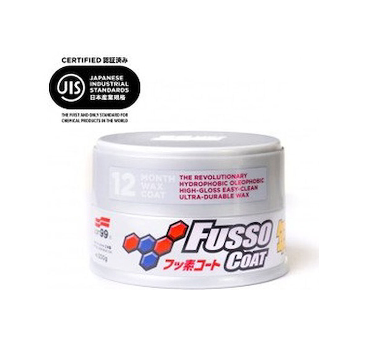Soft99 Fusso Coat 12 Aylık Wax Açık Renk Avrupa Versiyon 200gr.