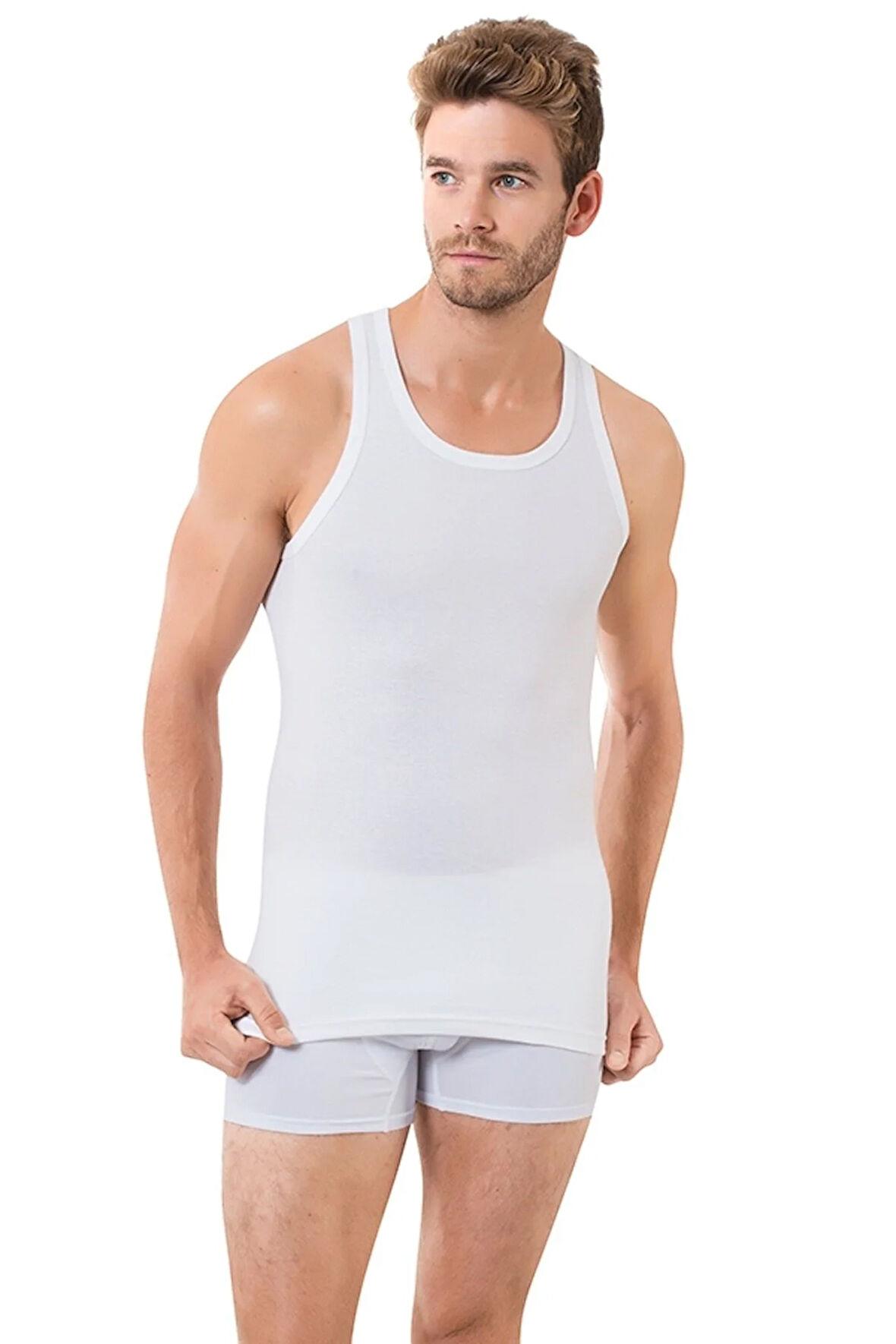 12'li Beyaz Erkek Rambo Atlet 14010