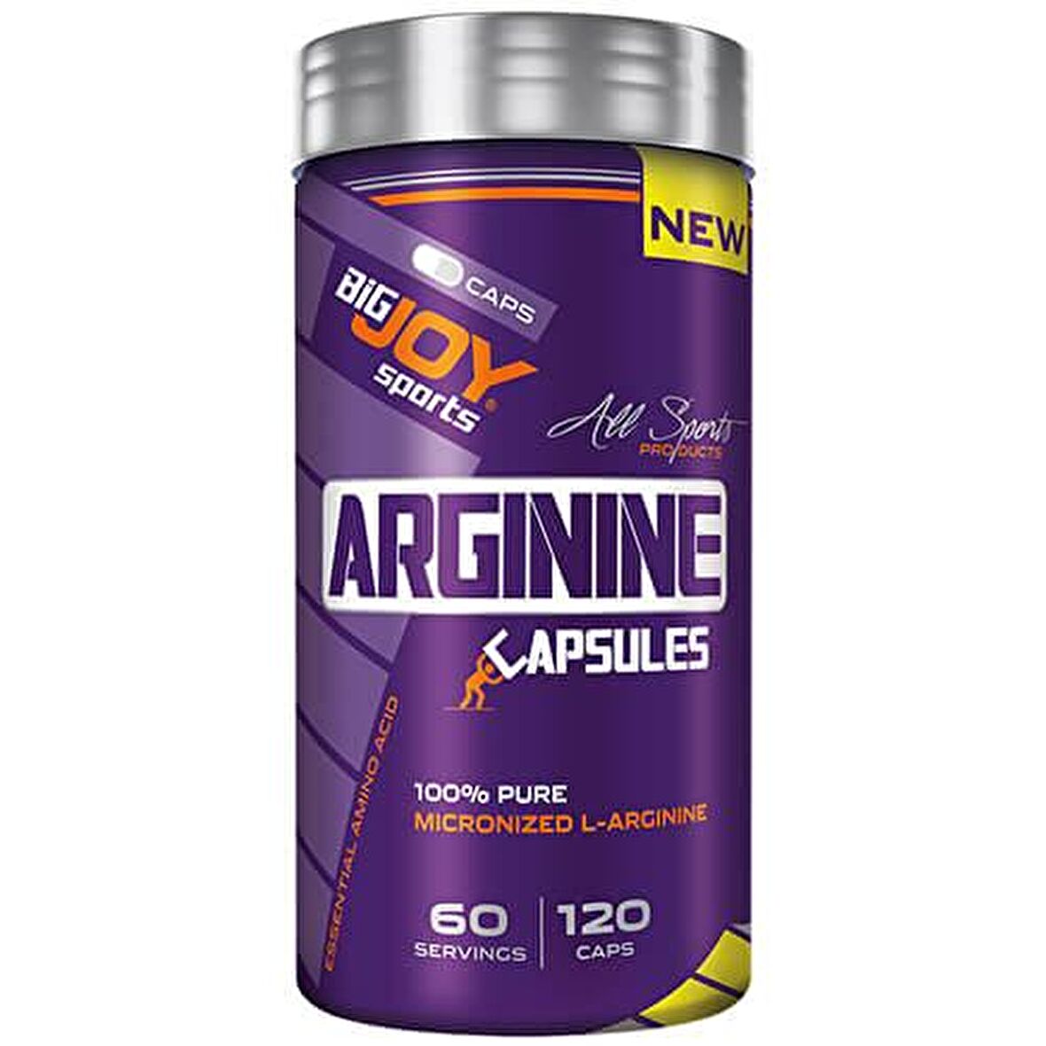 Bigjoy Sports Arginine 120 Bitkisel Kapsül 30 Servis Arjinin 