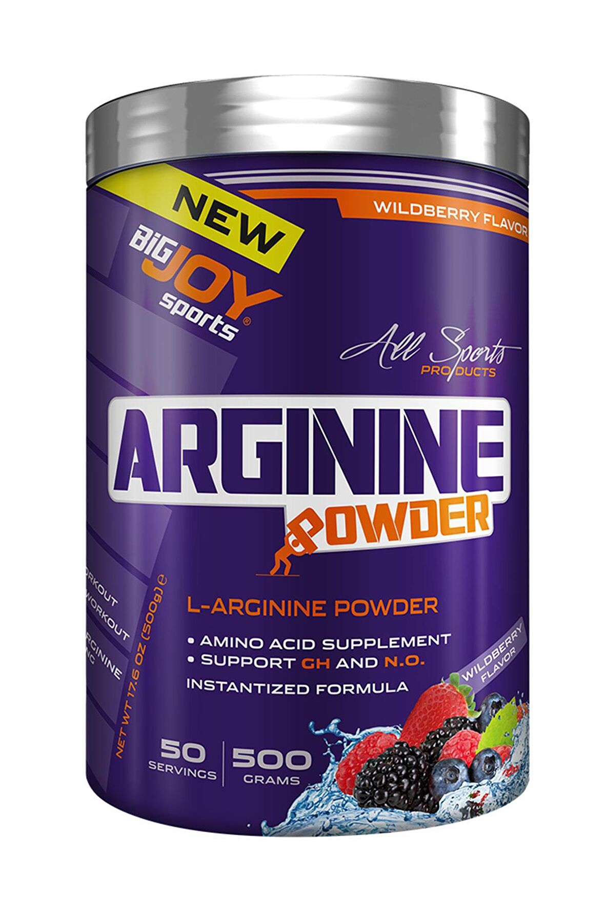 Bigjoy Sports Arginine Powder 500 Gram 50 Servis Orman Meyveleri