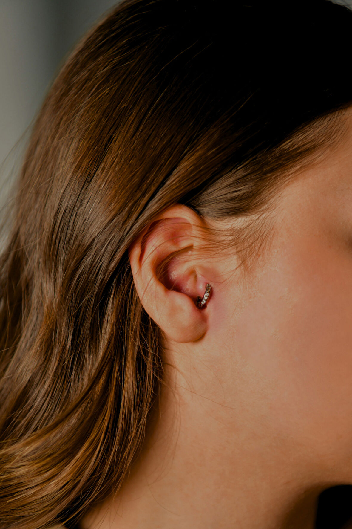 5 Sıra Taşlı Çelik Küpe/Piercing