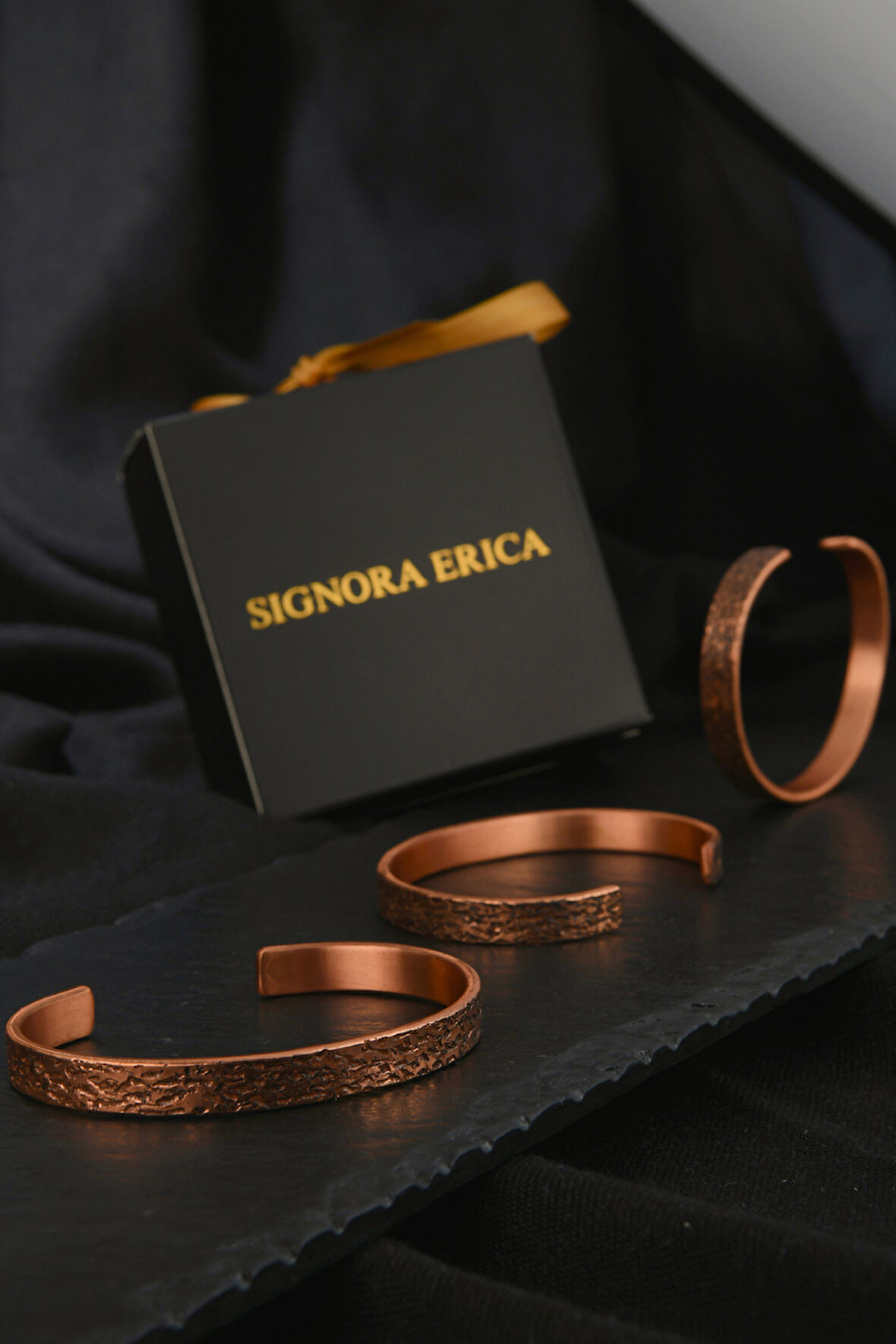 Ceviz Model Bakır Bileklik