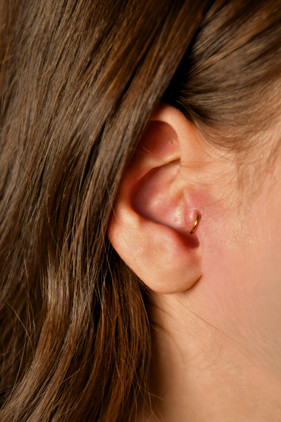 Gizli Kilit Yuvarlak Halka Piercing