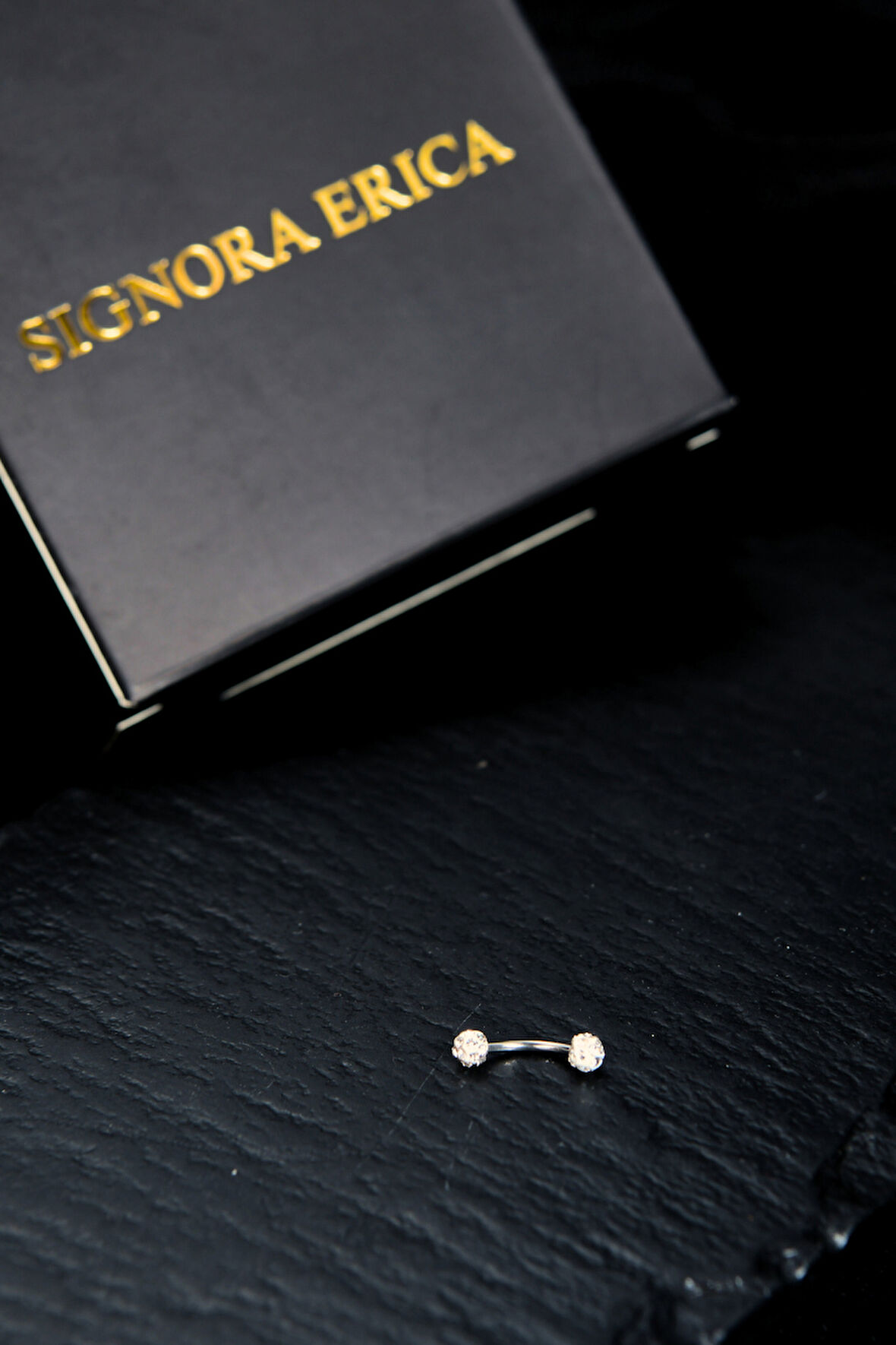 İki Ucu Disko Topu Model Kaş Piercing