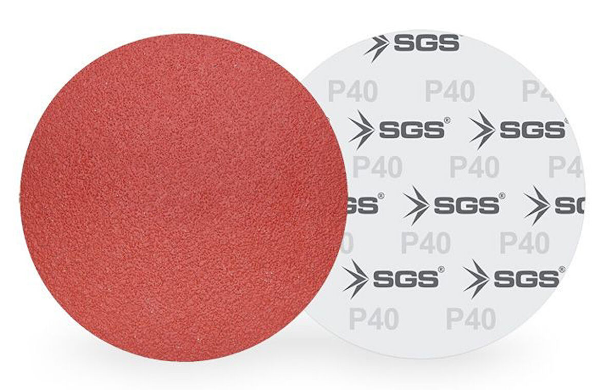 SGS 125mm Cırtlı Zımpara P150 Kum (Aluminium Oxide) SGS417 (10 Adet)