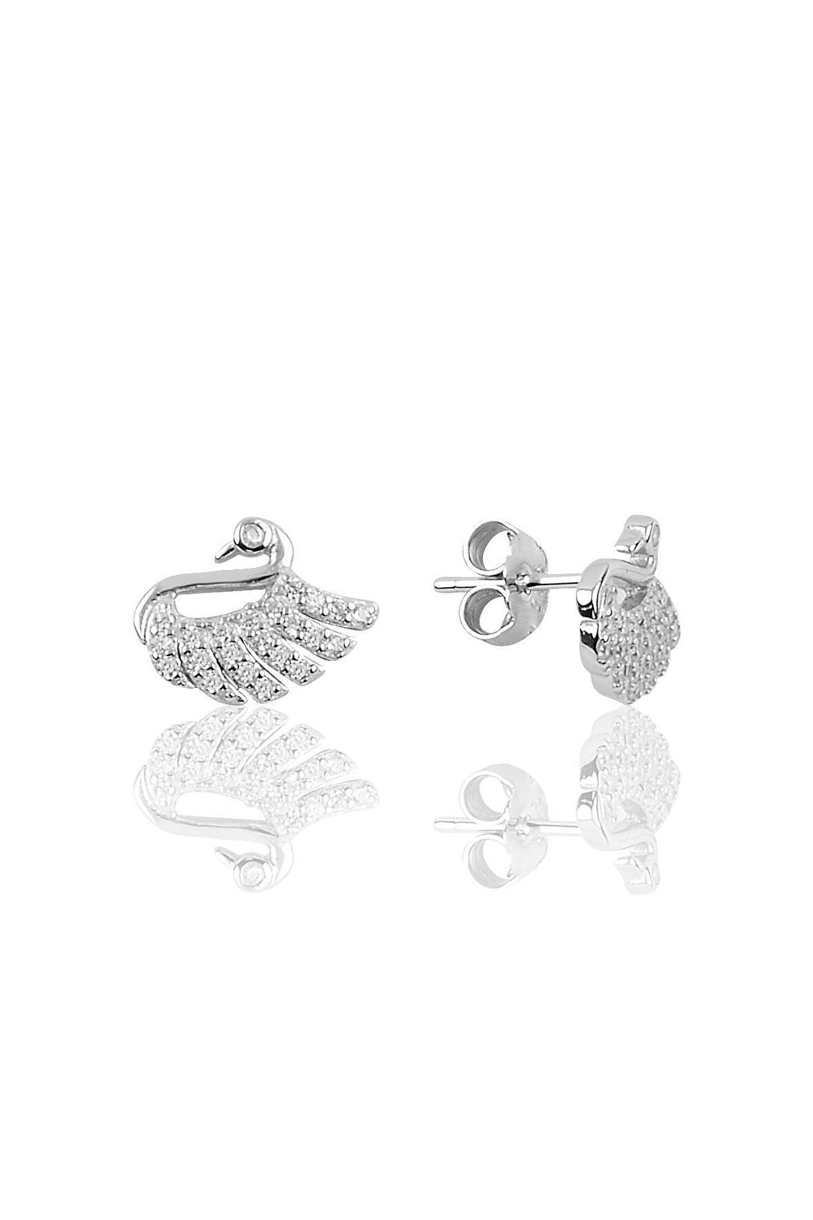 Gümüş kuğu modeliküpe SGTL10075