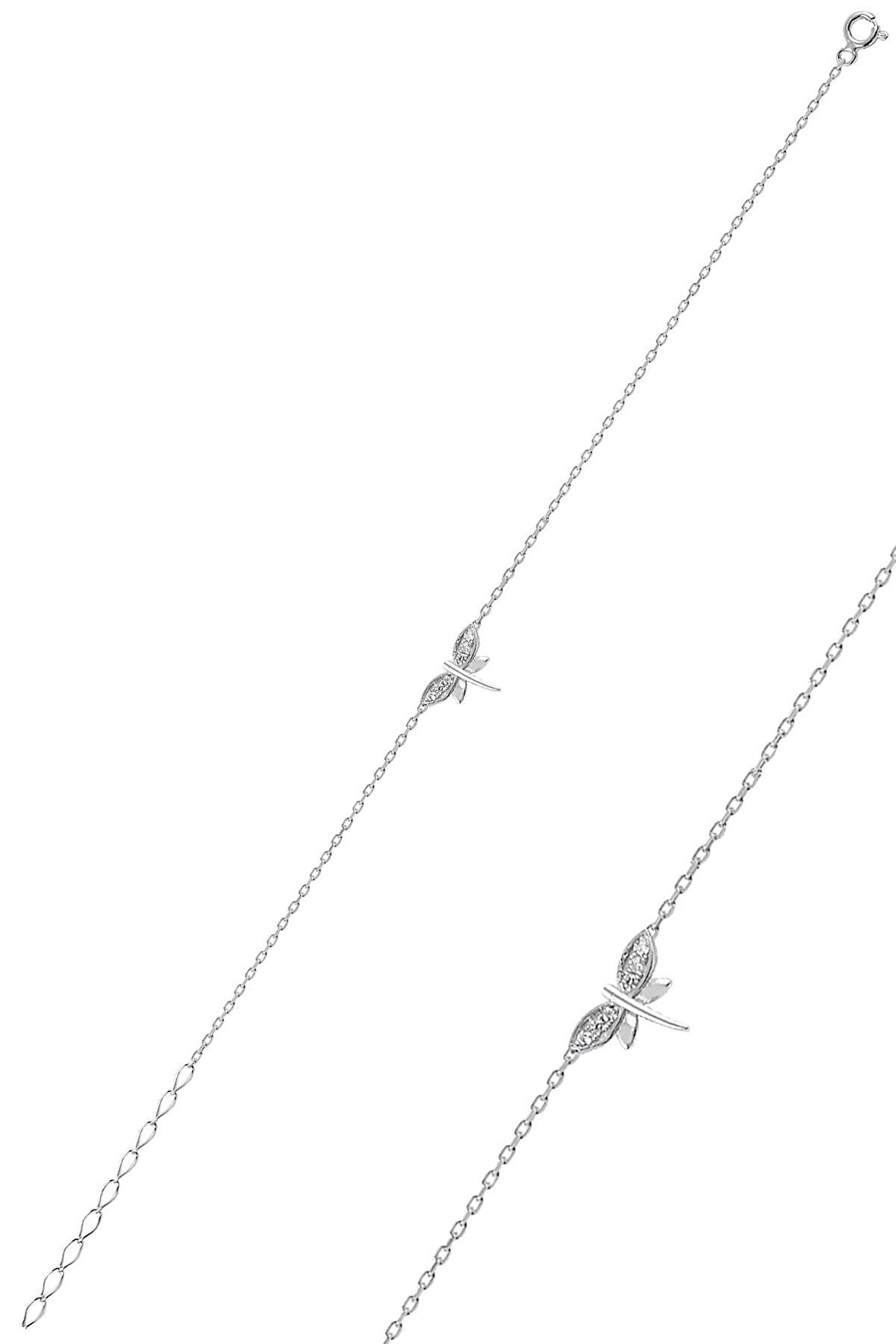 Gümüş rodyumlu yusufçuk bileklik