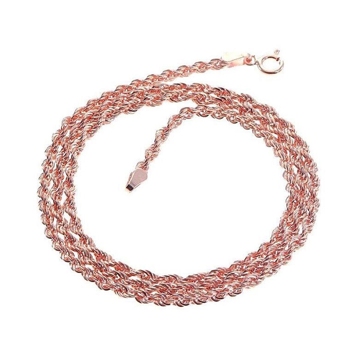 Gümüş halat zincir 